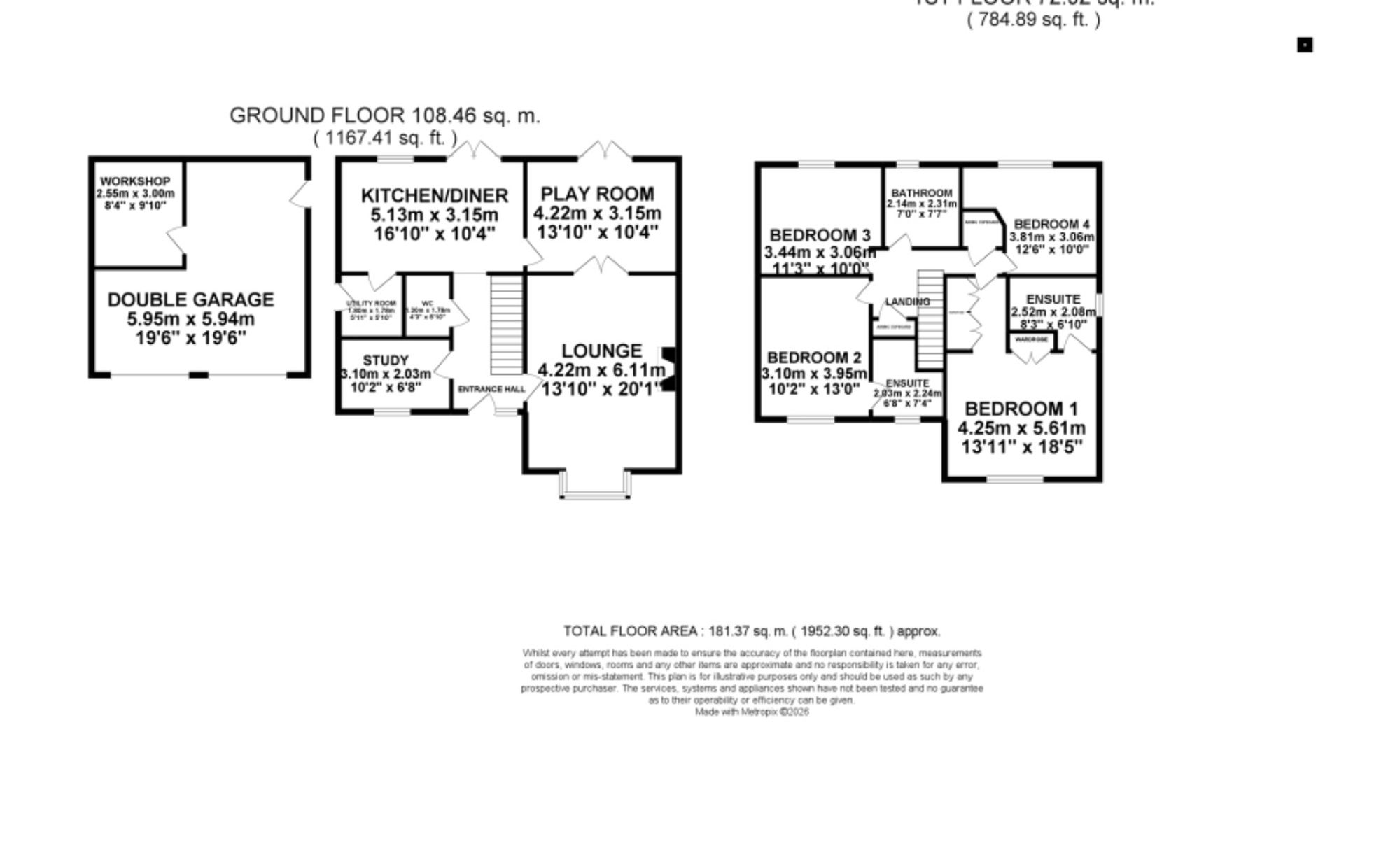 1 Roebuck Drive, Newcastle floorplan