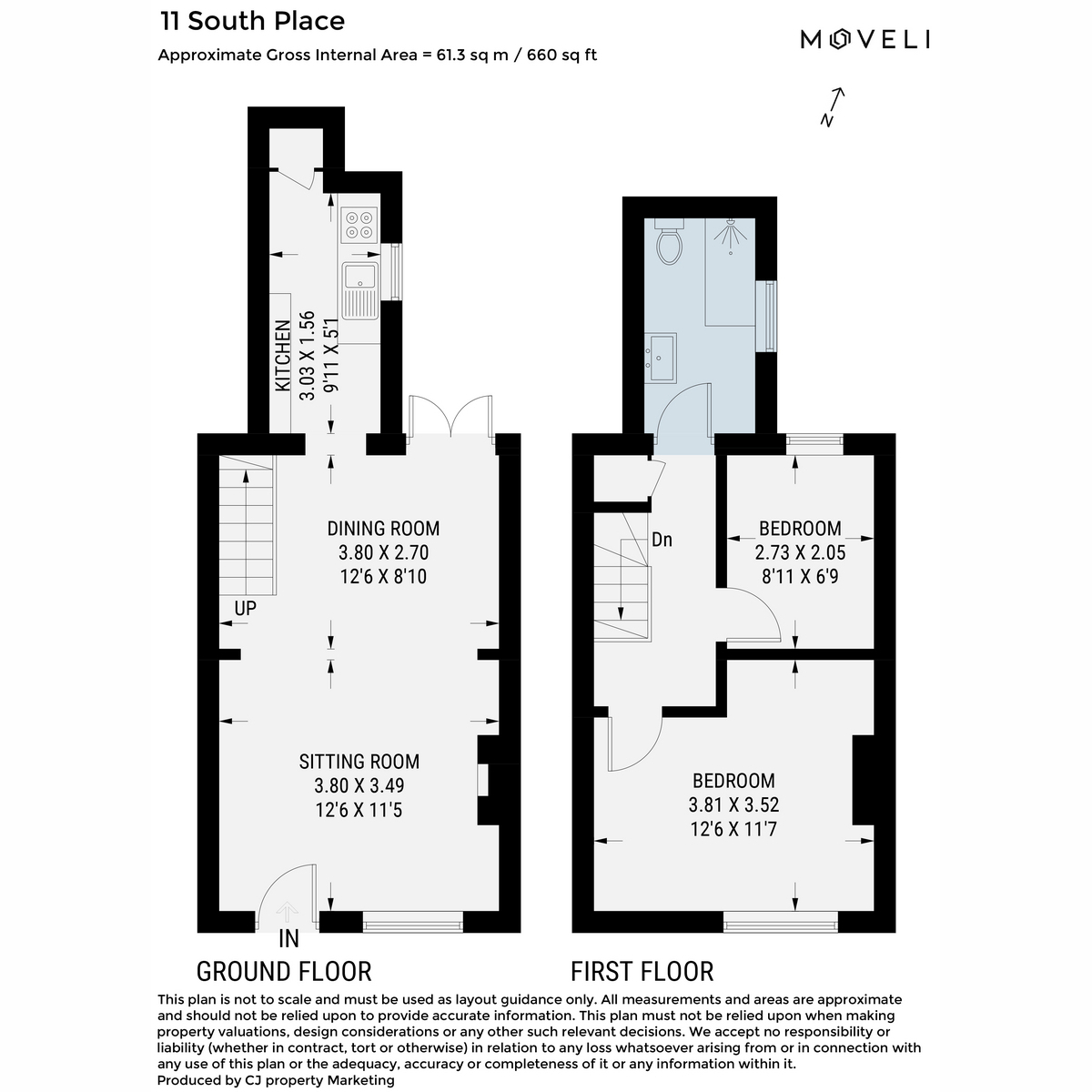 11, South Place, Marlow floorplan
