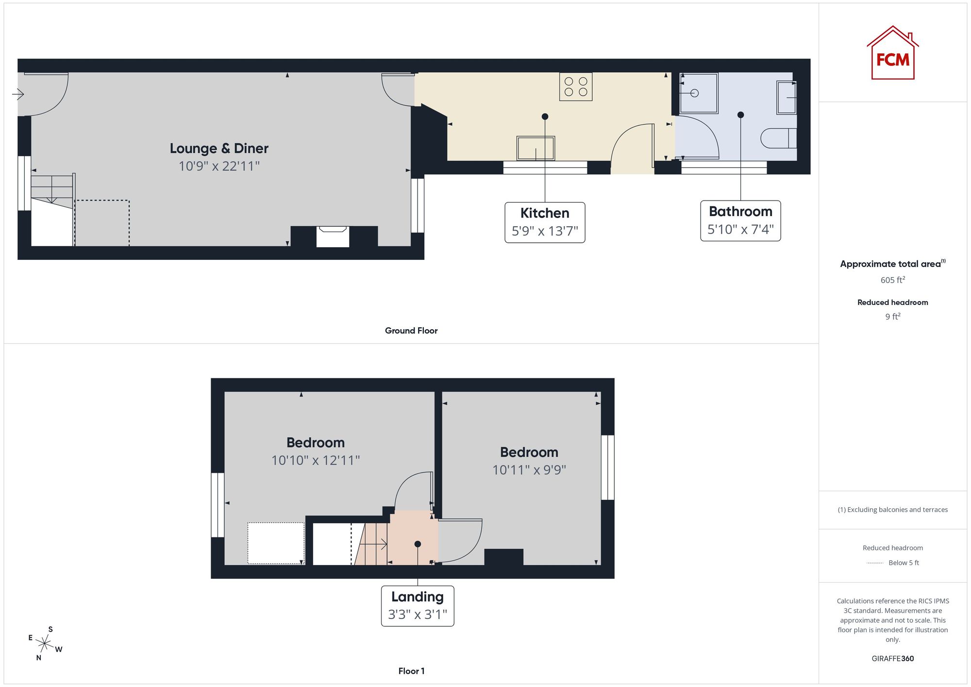 40 Dalzell Street, Moor Row floorplan
