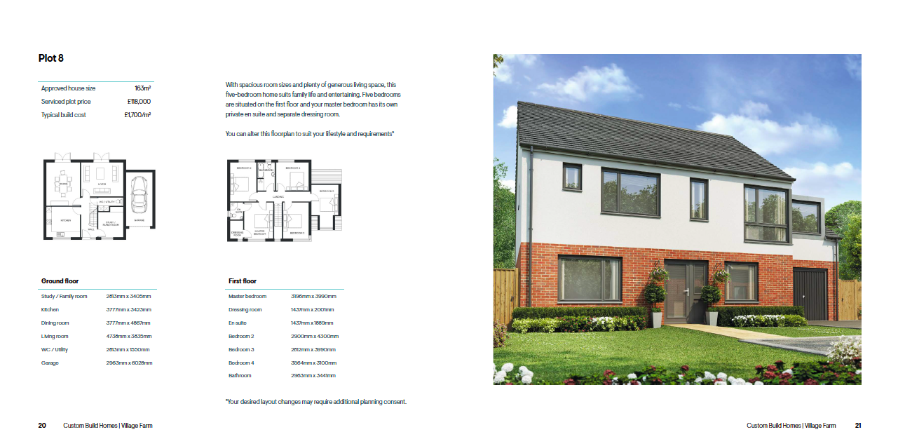 4 bed detached house for sale in Plot 8, Village Farm, Murton, Durham