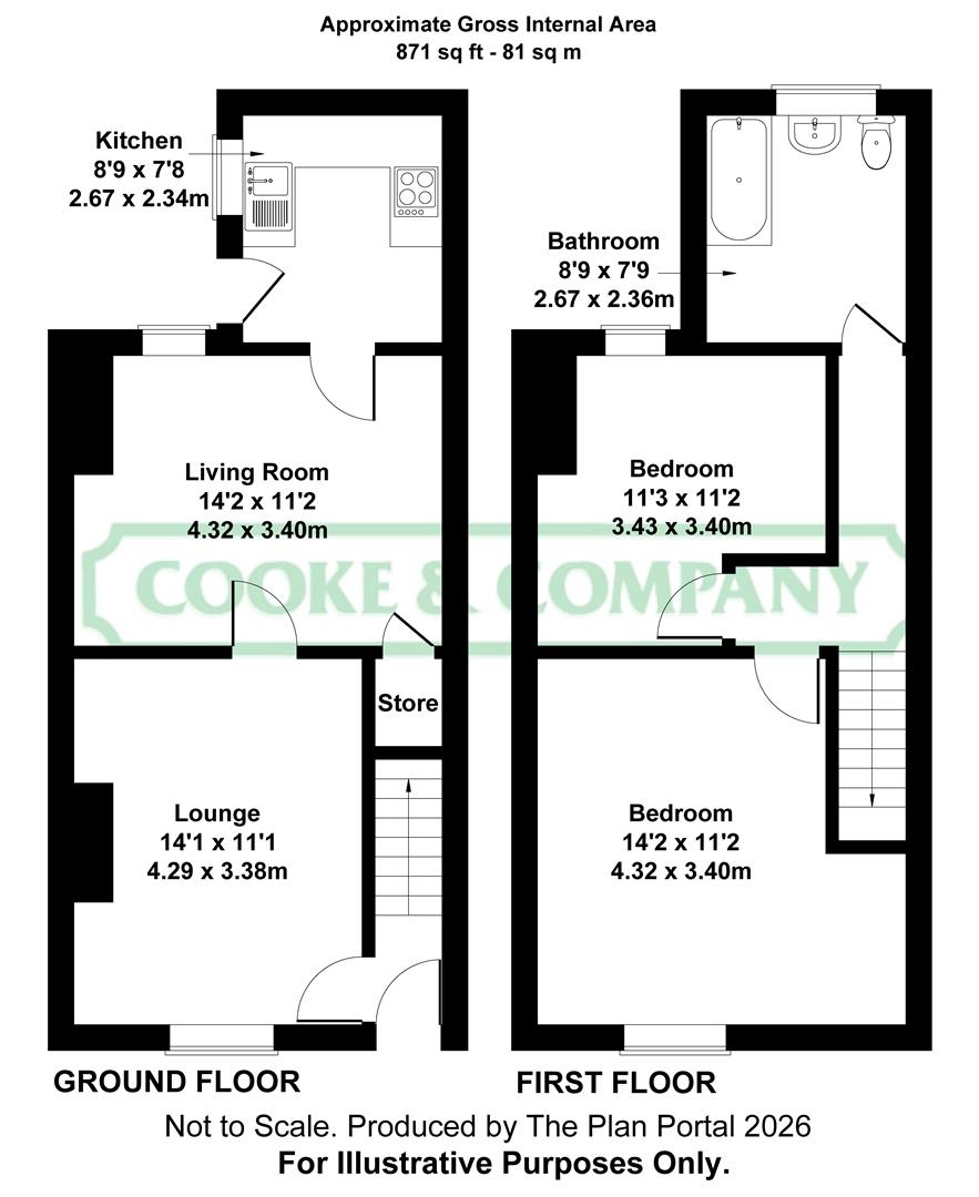 22, Stanley Road, Platt Bridge floorplan