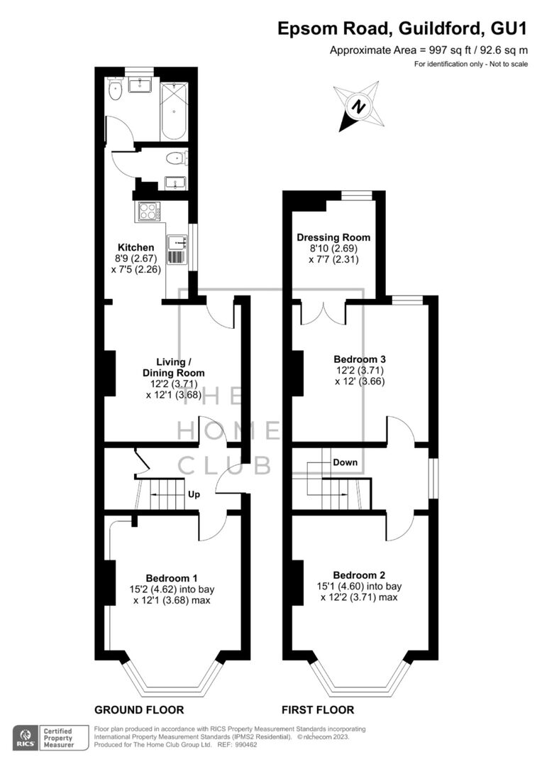 166, Epsom Road, Guildford floorplan