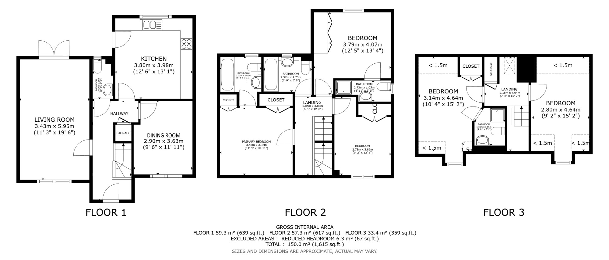 54, Sweet Bay Crescent, Ashford floorplan