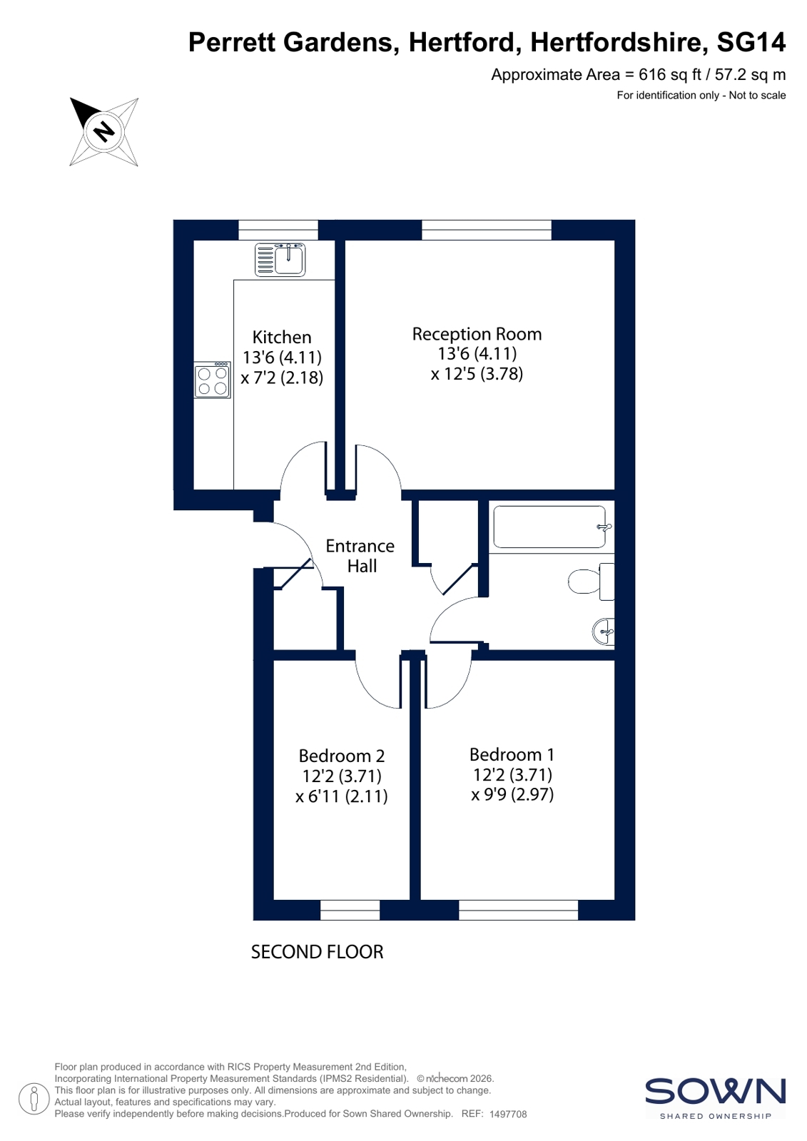 SNG OR, 18, Perrett Gardens, Hertfordshire floorplan