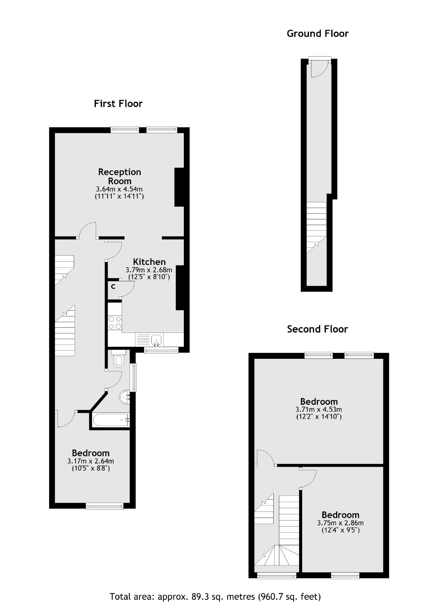 116A, Acre Lane, London floorplan