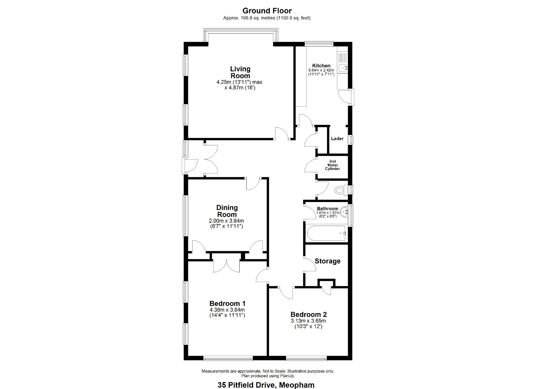 3 Bedrooms Detached bungalow for sale in Pitfield Drive, Meopham, Gravesend DA13