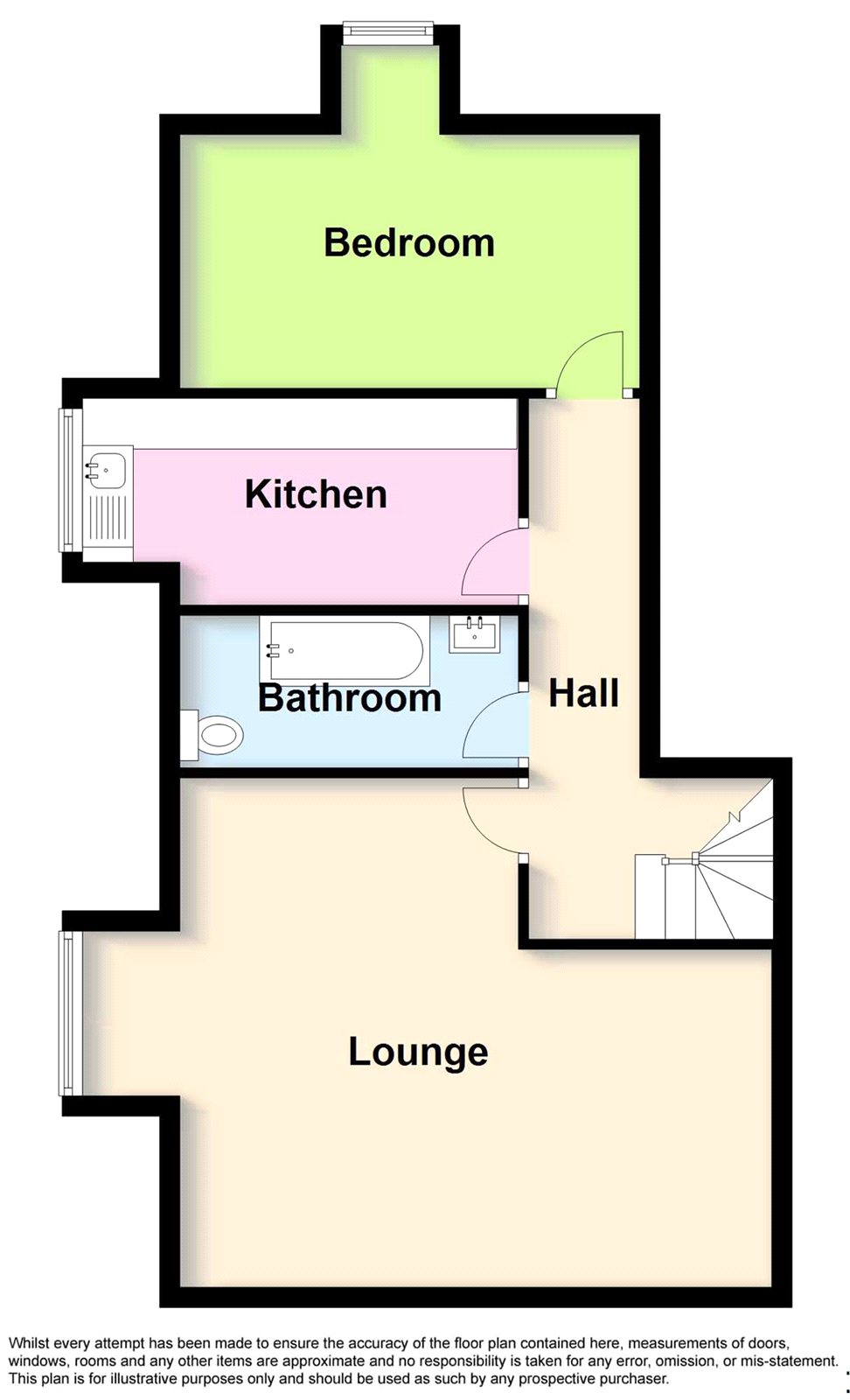 1 Bedrooms Flat for sale in Shakespeare Road, Worthing, West Sussex BN11