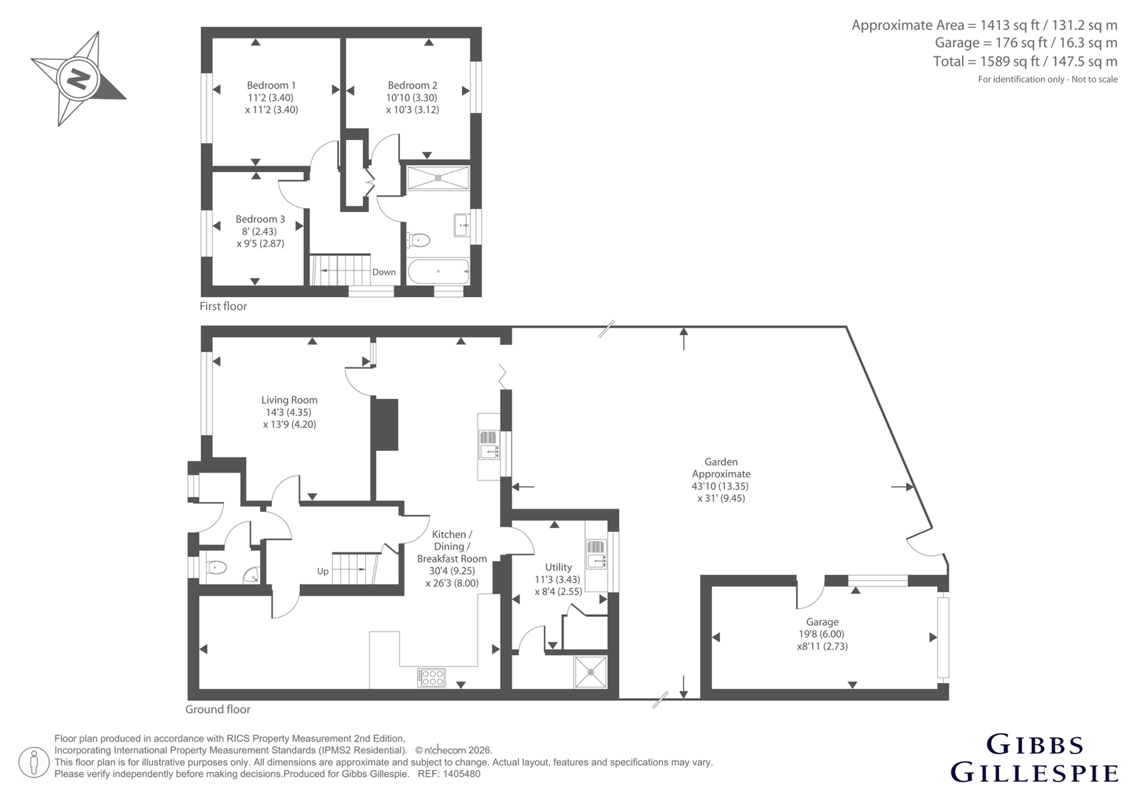 22, Longlees, Rickmansworth floorplan