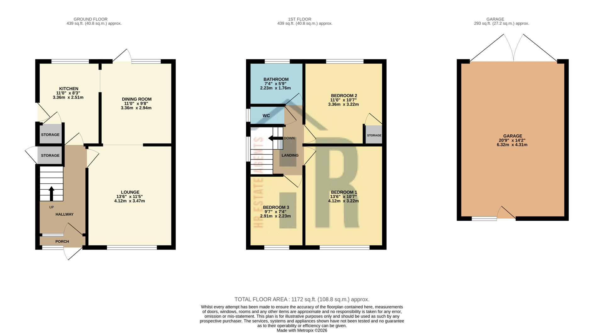 16, Bideford Road, Coventry floorplan