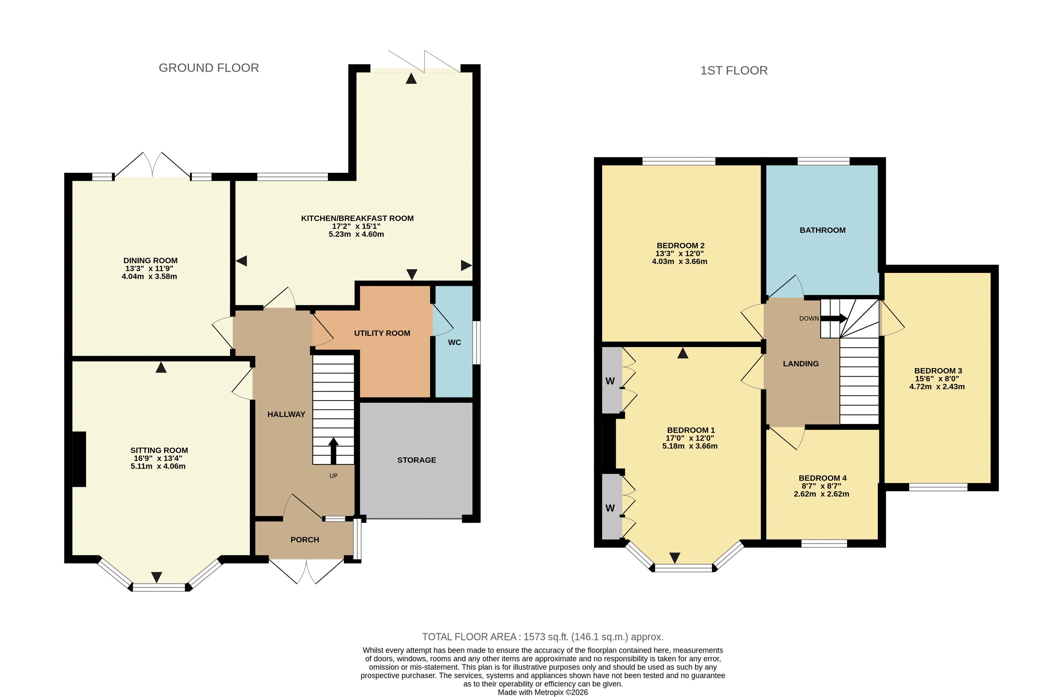 2, Sandersfield Road, Banstead floorplan