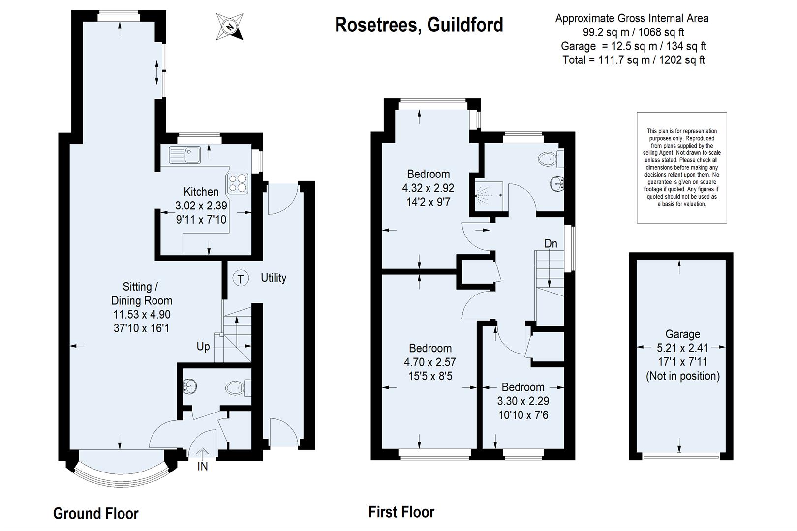 3, Rosetrees, Guildford floorplan