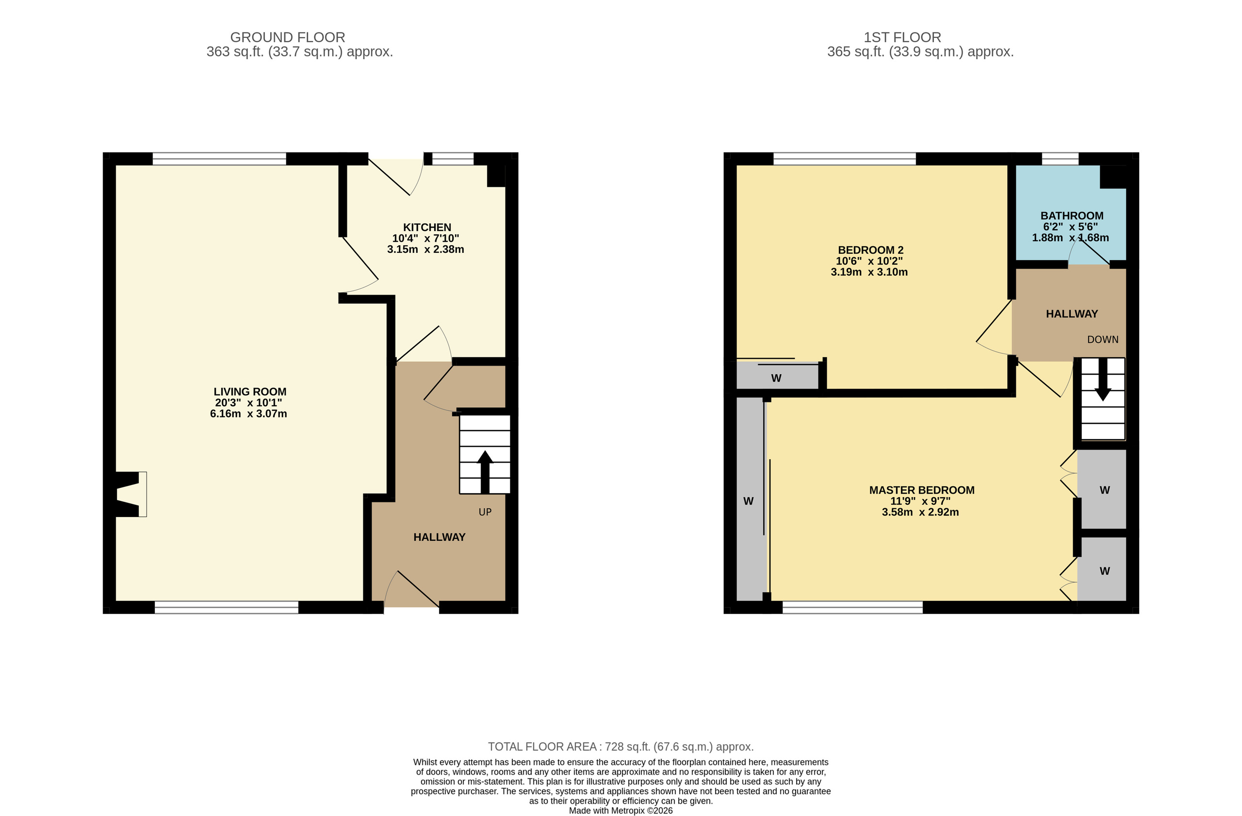 15 Avon Drive, Linwood, Paisley floorplan