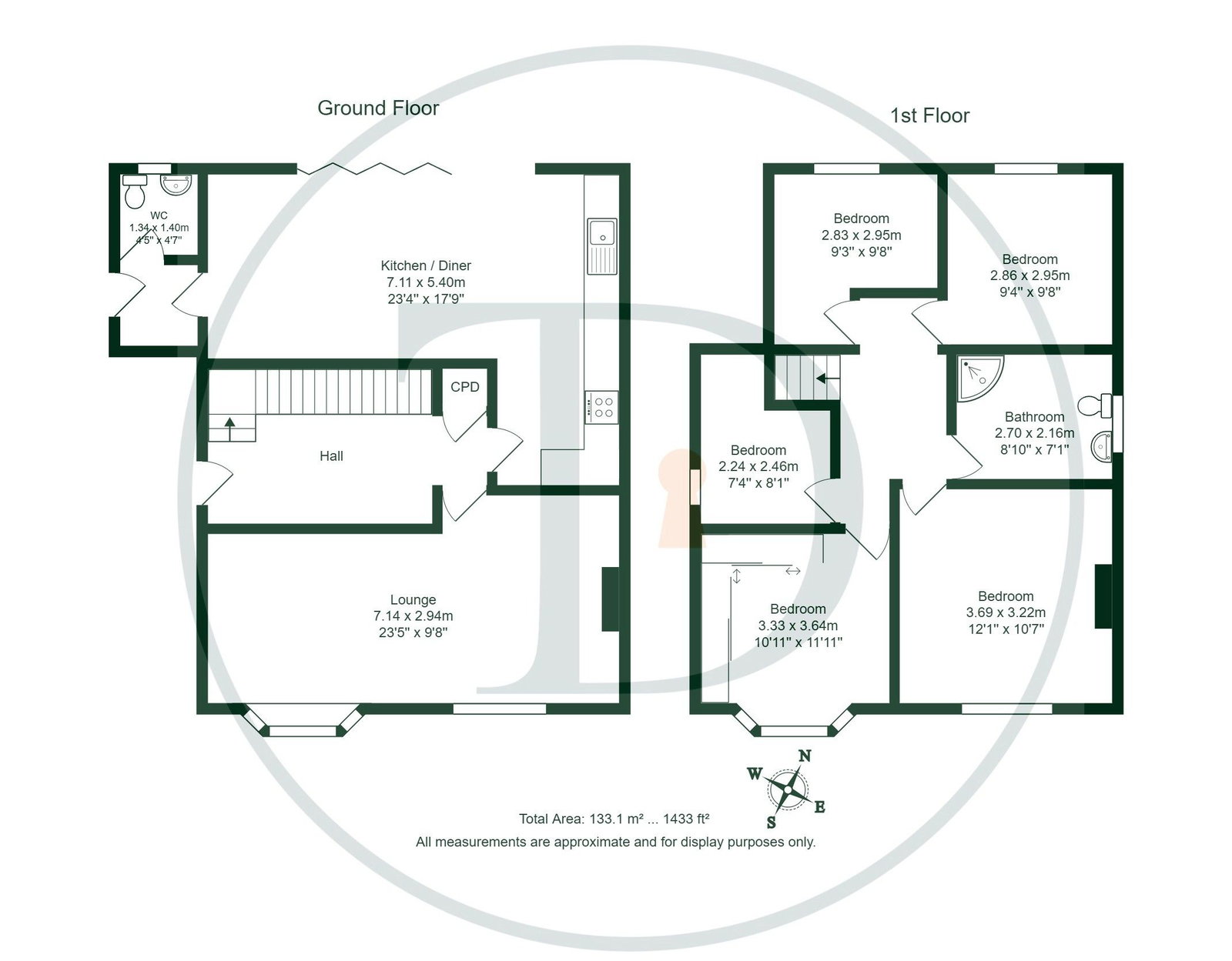 145, Hoole Lane, Chester floorplan