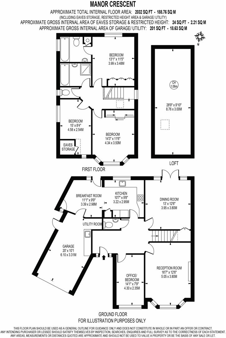 26, Manor Crescent, Surbiton floorplan