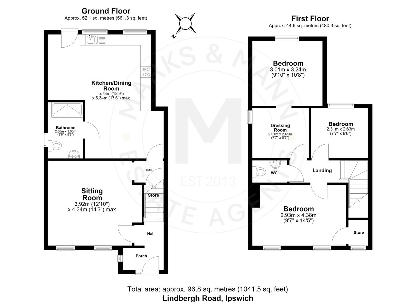36, Lindbergh Road, Ipswich floorplan
