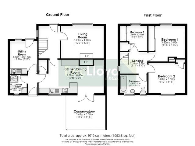 39, Penn Meadows, Brixham floorplan