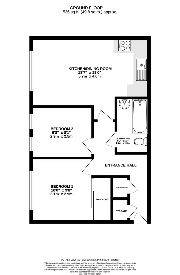 97, Bell Chase, Aldershot floorplan