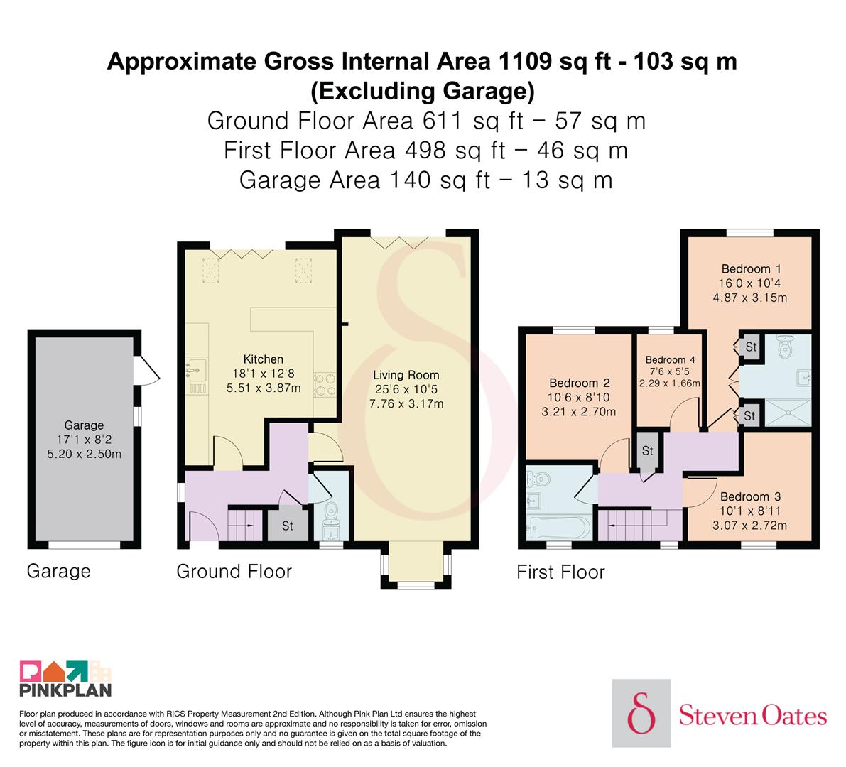 11, The Maltings, Stevenage floorplan