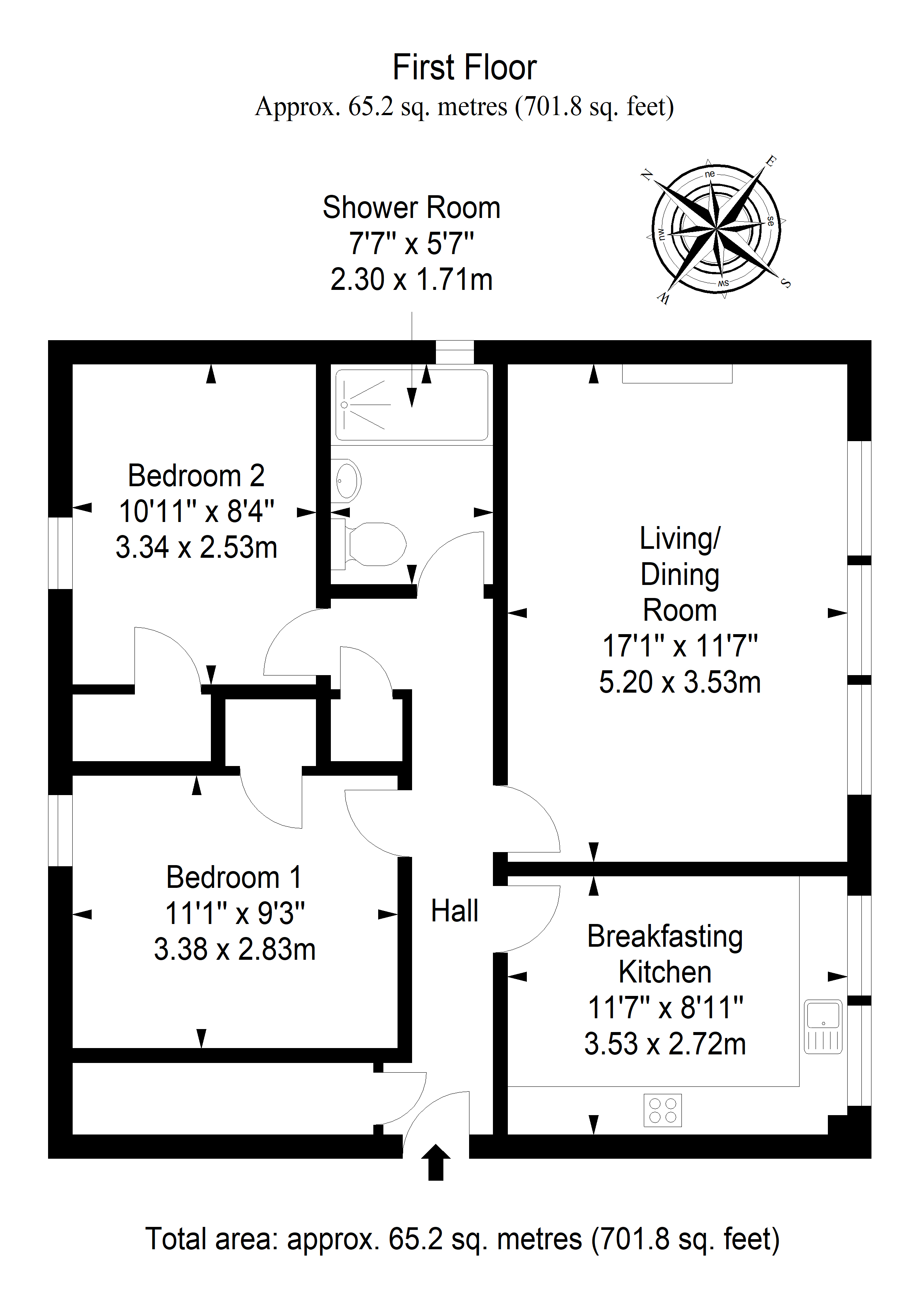 4, Clare Court, North Berwick floorplan