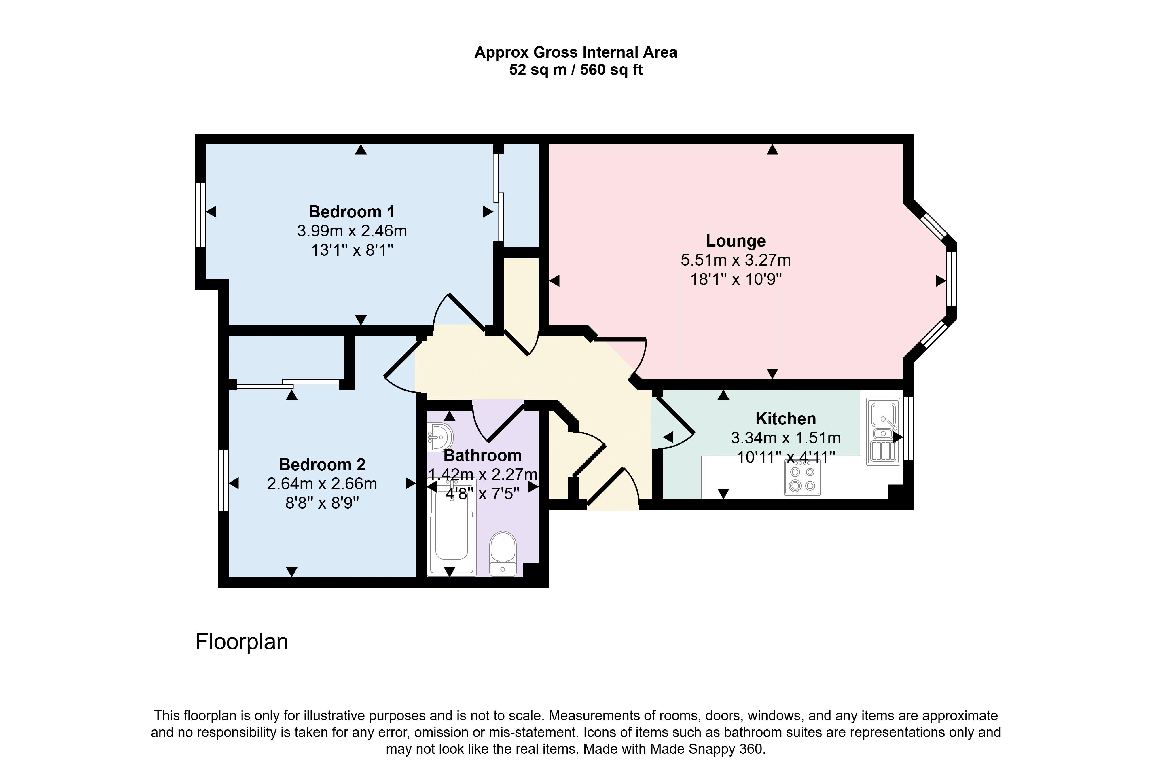 Park Street, Dumbarton floorplan