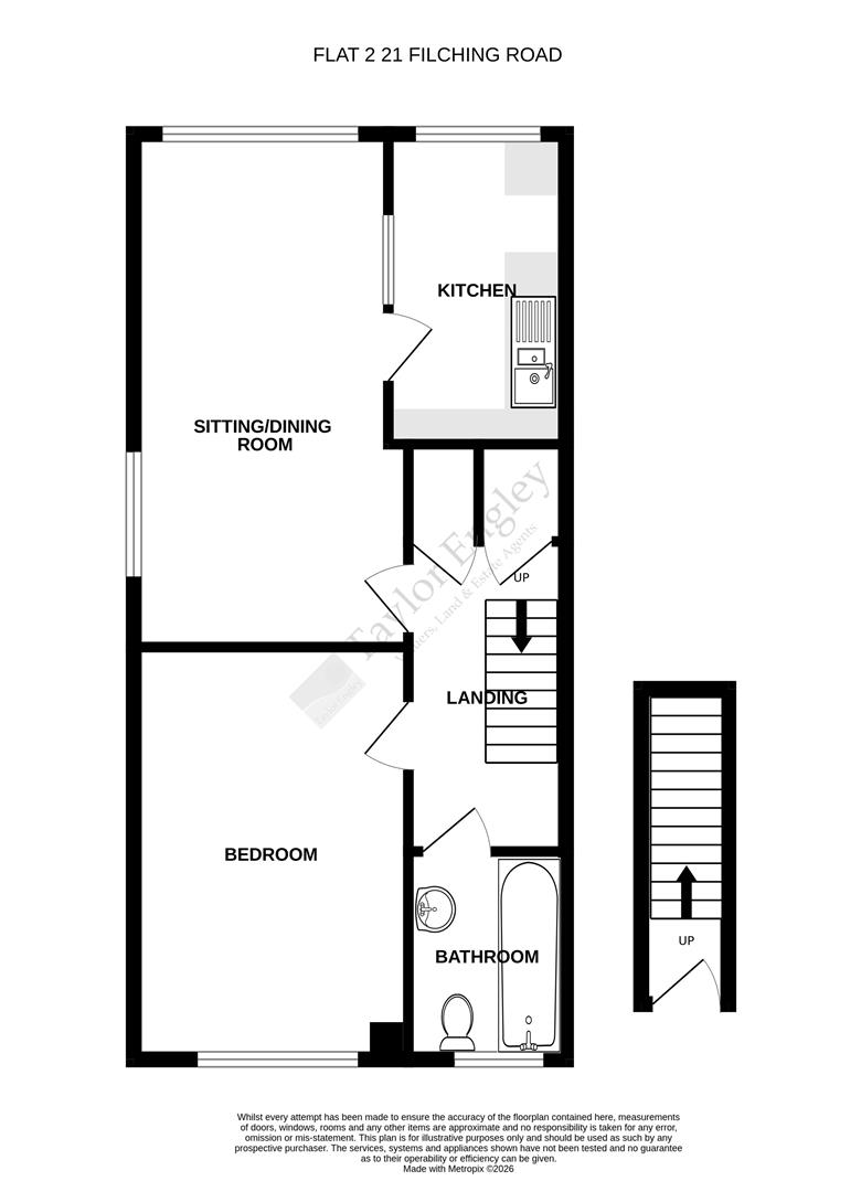 Flat 2, 21, Filching Road, Eastbourne floorplan