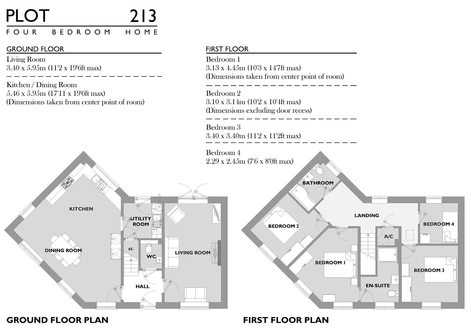 Plot 213, 30 The Drove, Weymouth floorplan