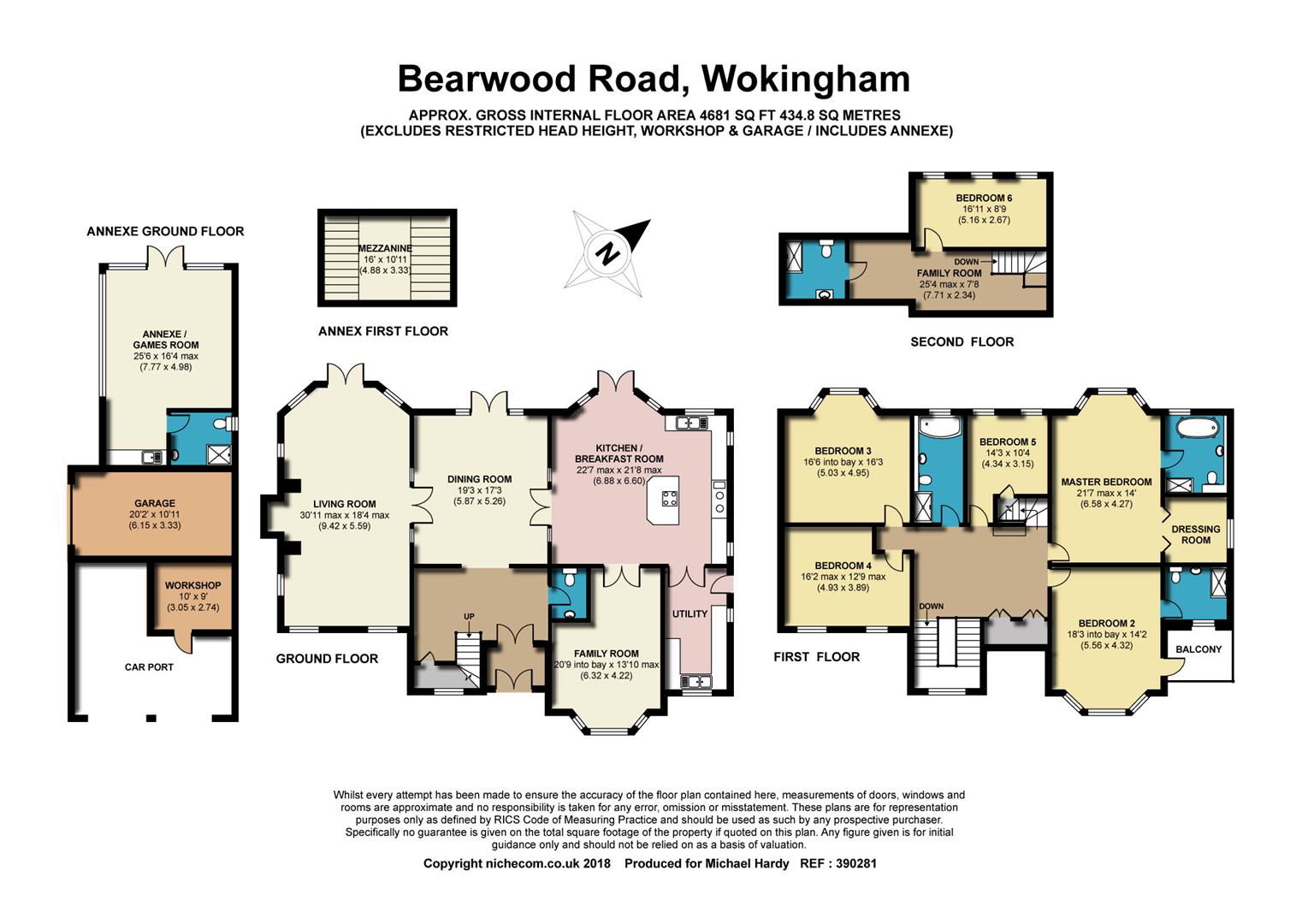 6 Bedrooms Detached house for sale in Bearwood Road, Wokingham, Berkshire RG41