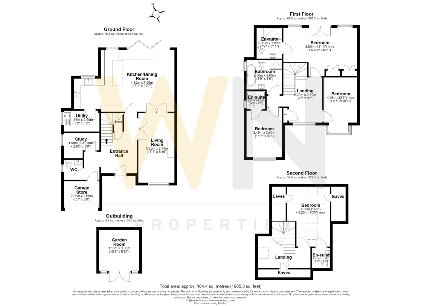 1, Tennyson Road, Brentwood floorplan
