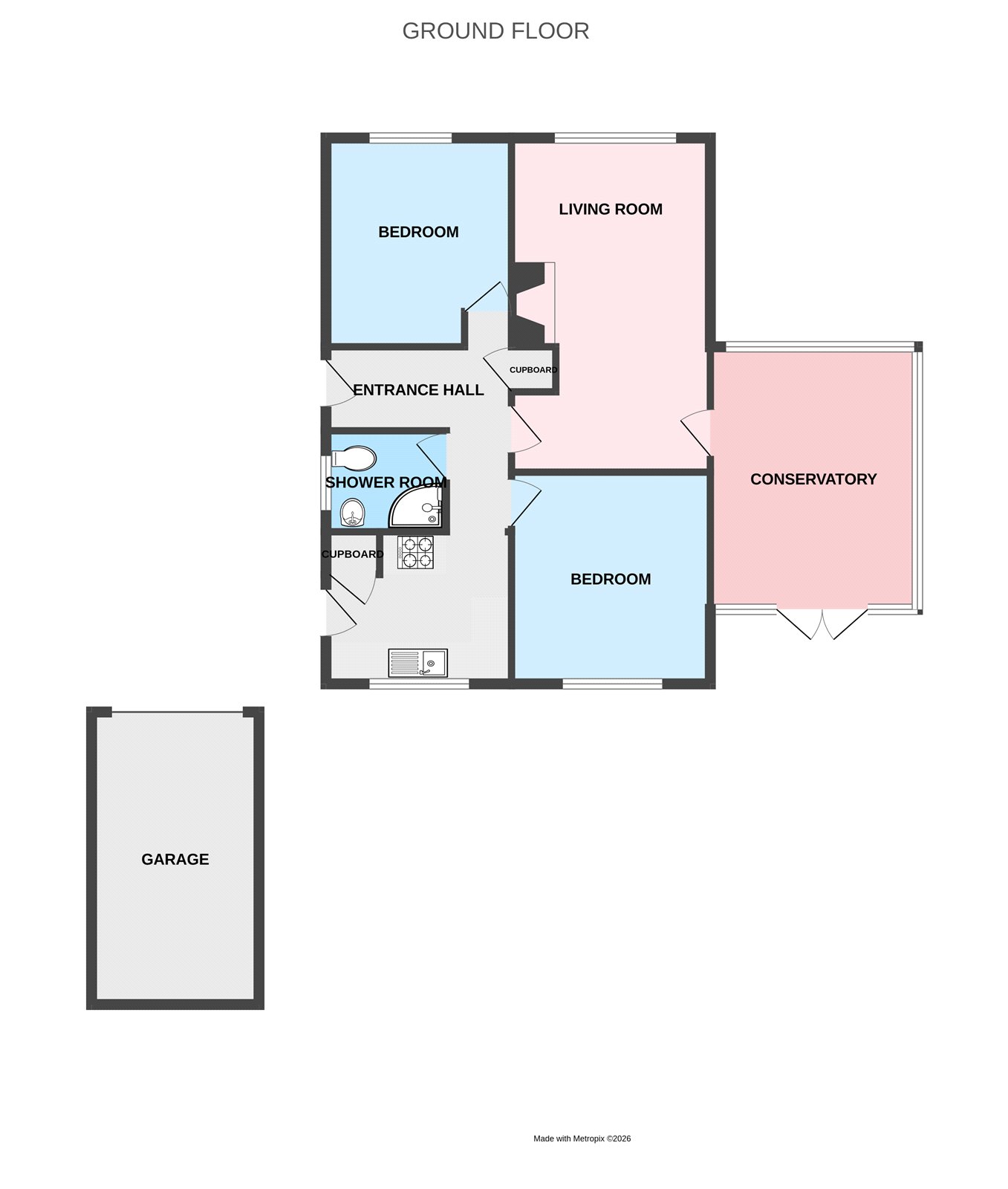 1, Foxleigh Grove, Shrewsbury floorplan