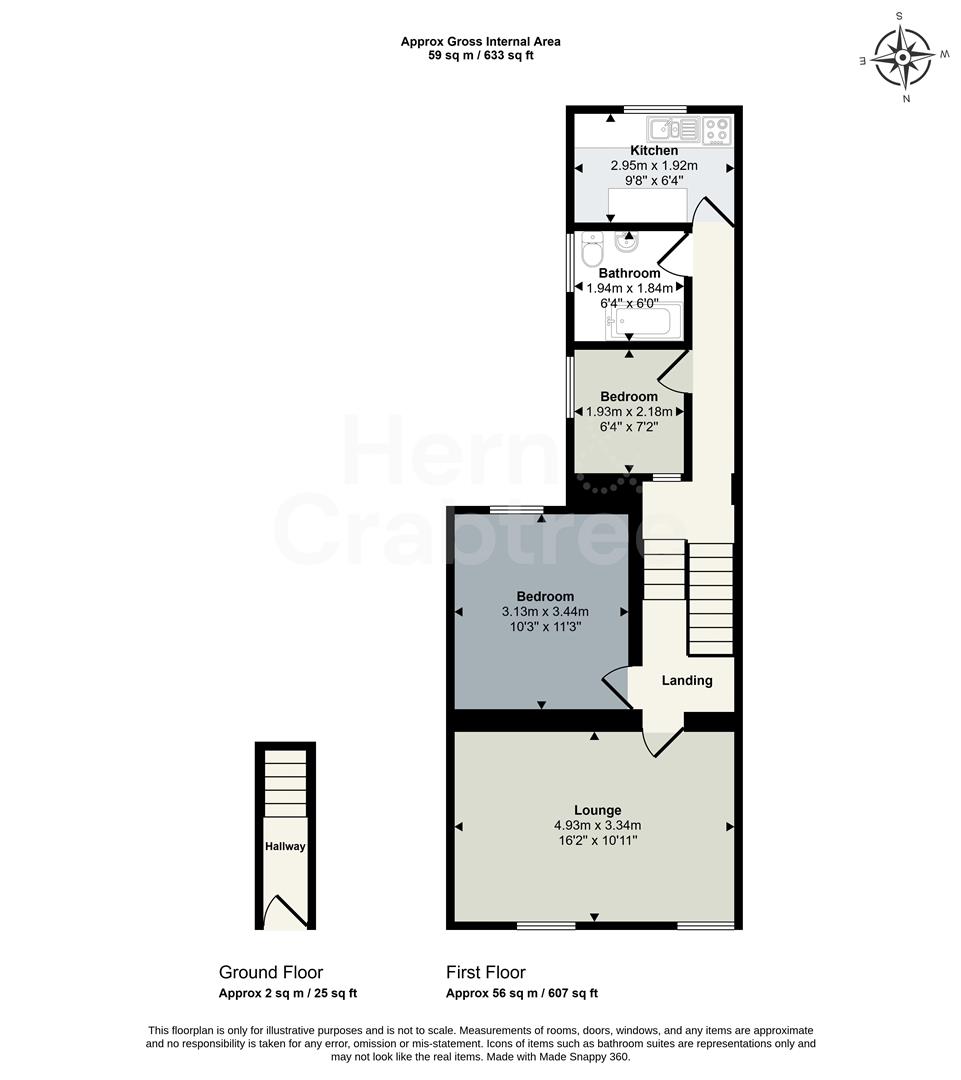 14, Brook Street, Cardiff floorplan