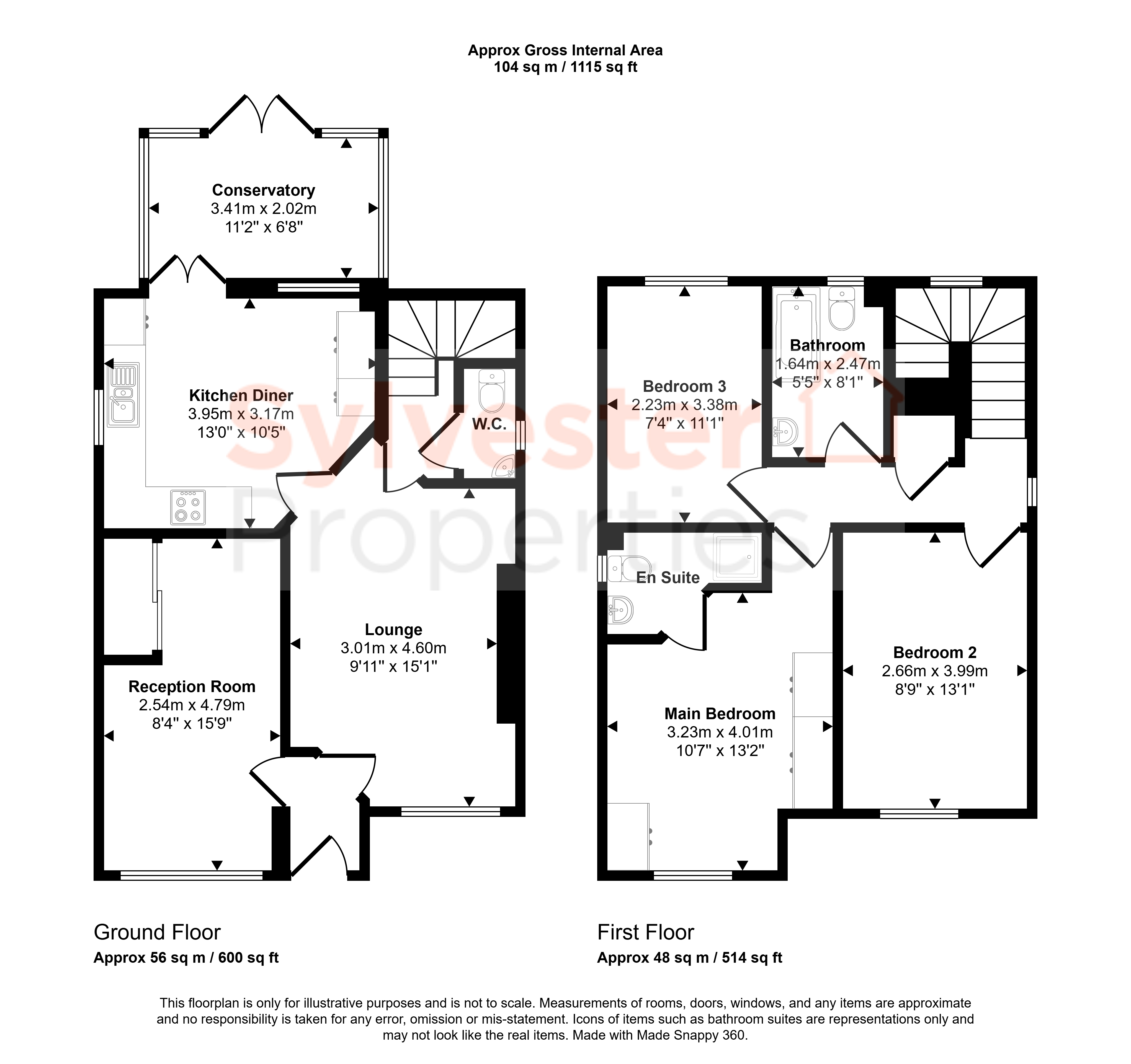 16, Meadowfield, Burnhope floorplan