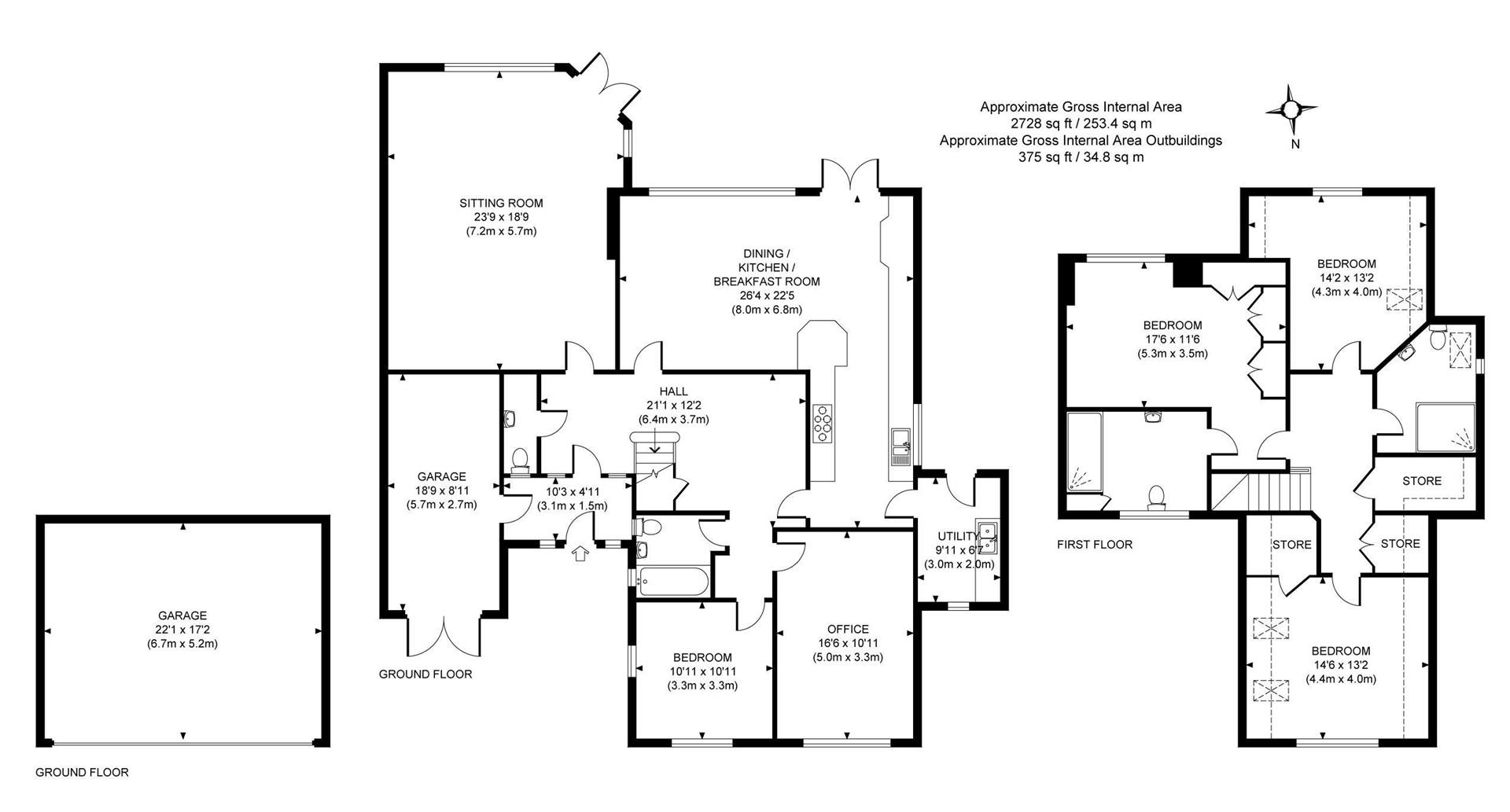 The Jays, Mead Lane, Storrington floorplan