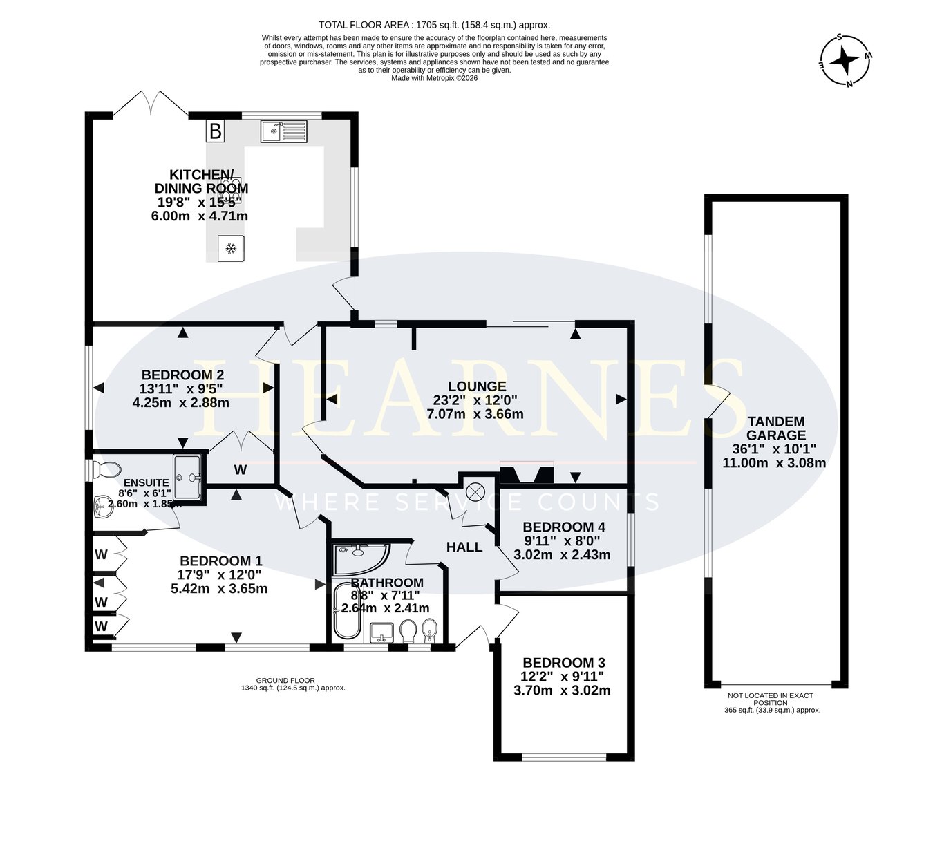73, Forest View Drive, Wimborne floorplan
