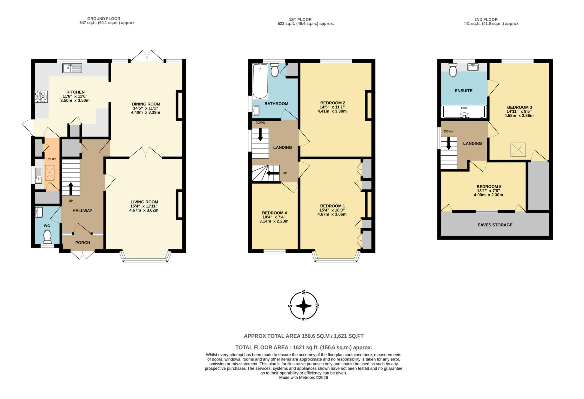 73, Newlands Road, Royal Tunbridge Wells floorplan