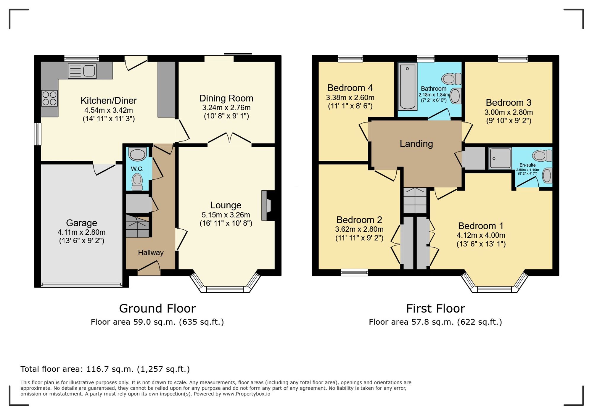 98 Horsehead Lane, Chesterfield floorplan