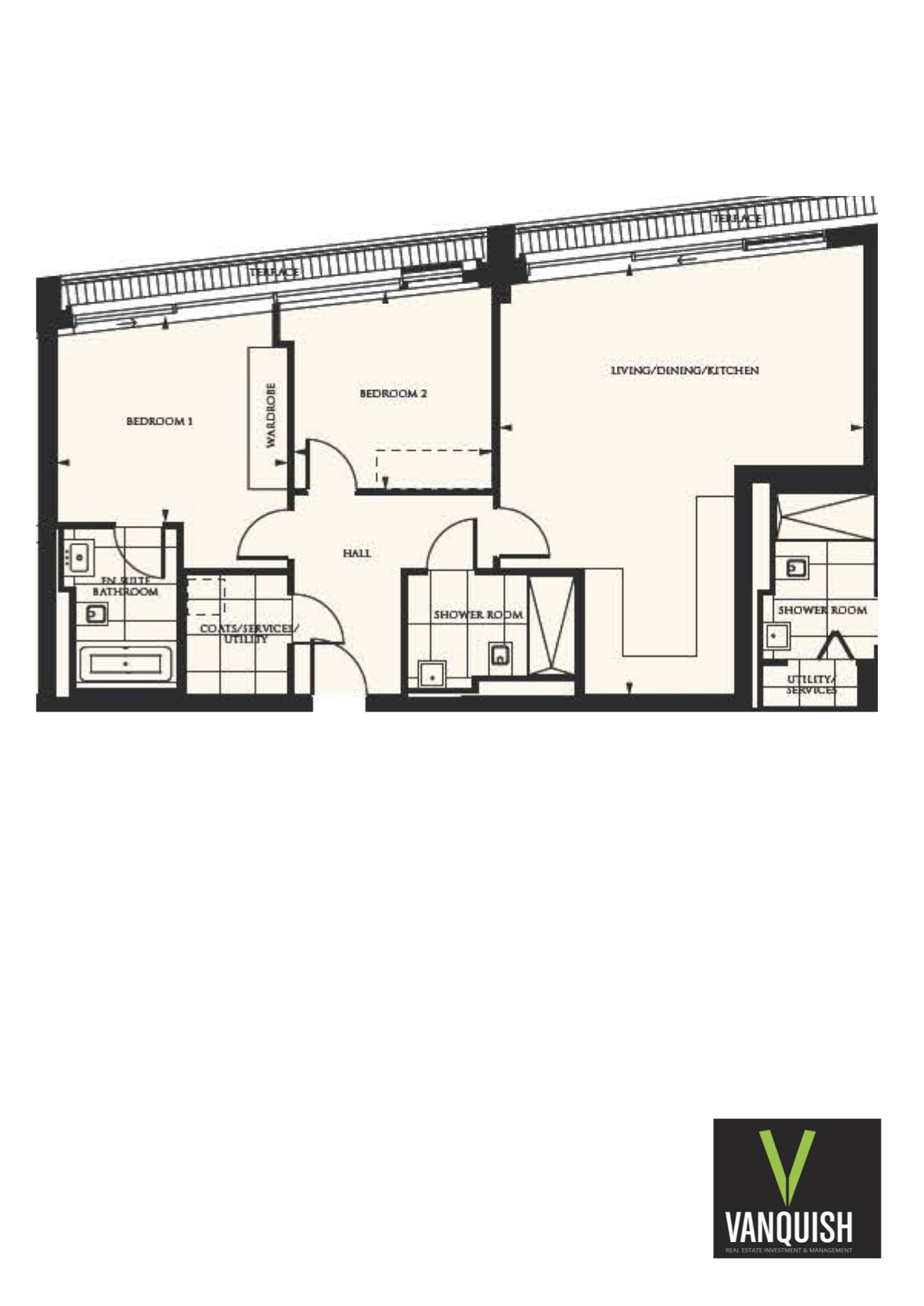 2 Bedrooms Flat to rent in Radnor Terrace, London W14