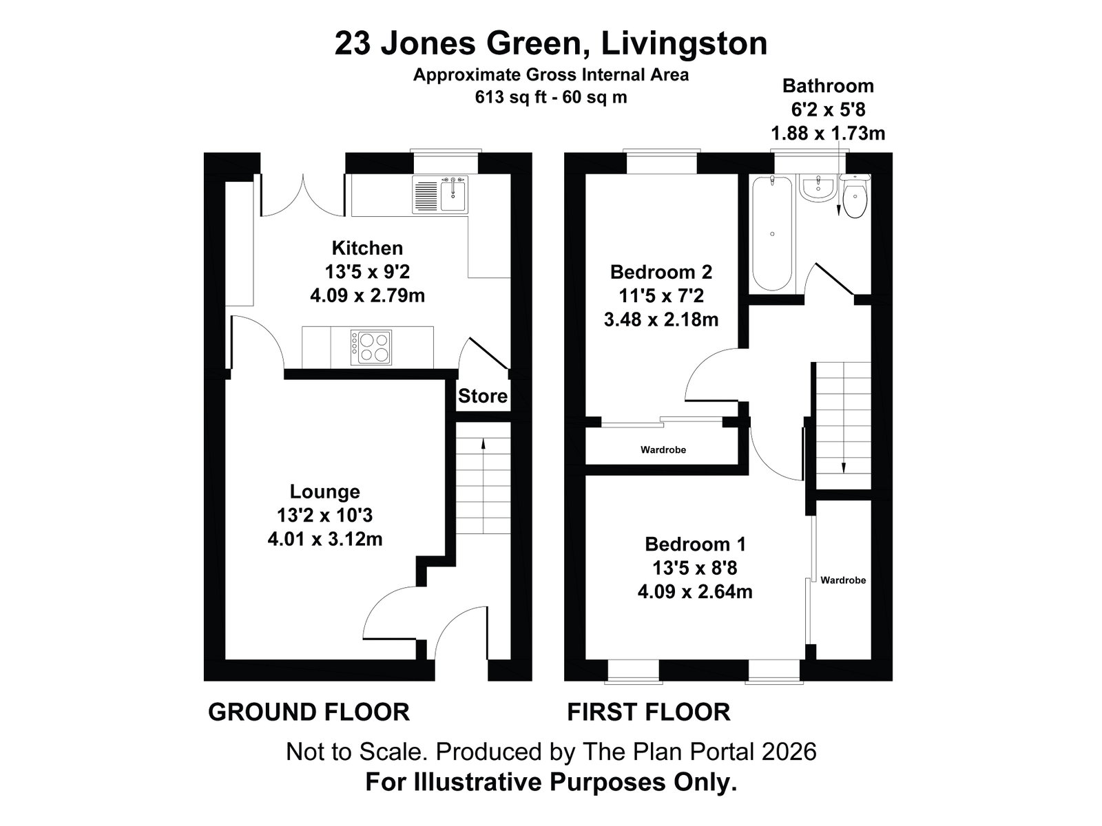 23, Jones Green, Livingston floorplan