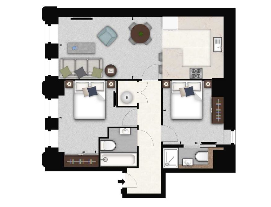 RainvilleRoad, London floorplan