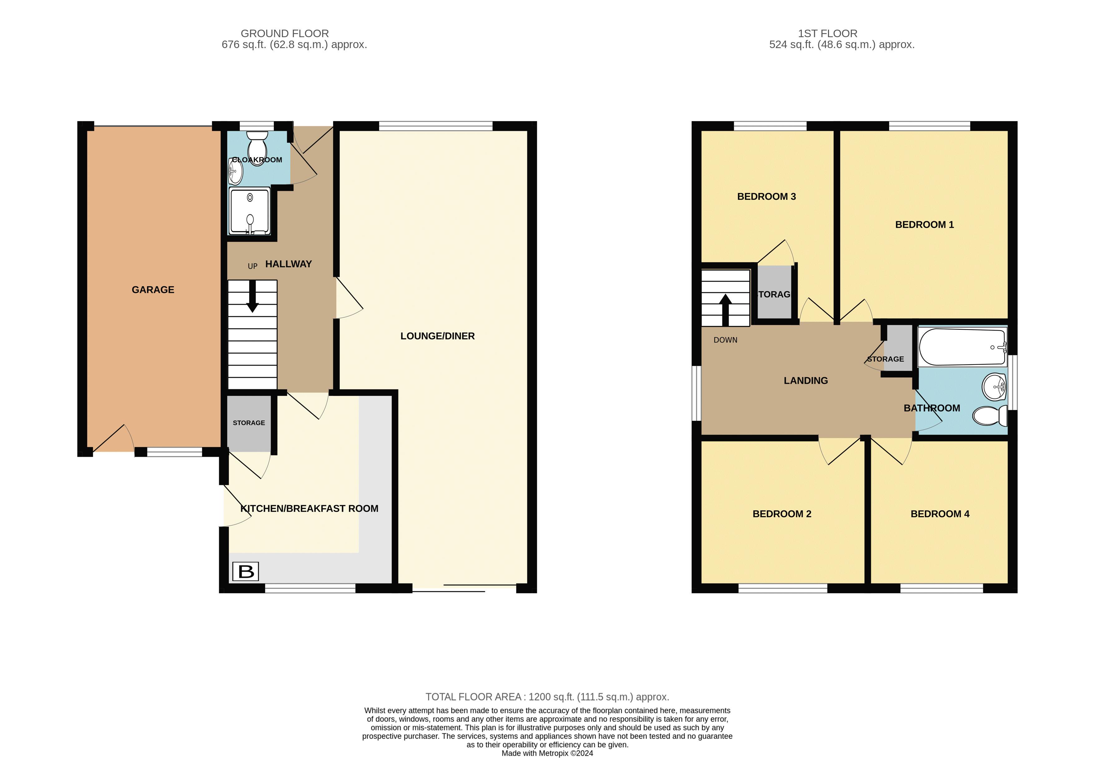 Harbourland Close, Maidstone floorplan