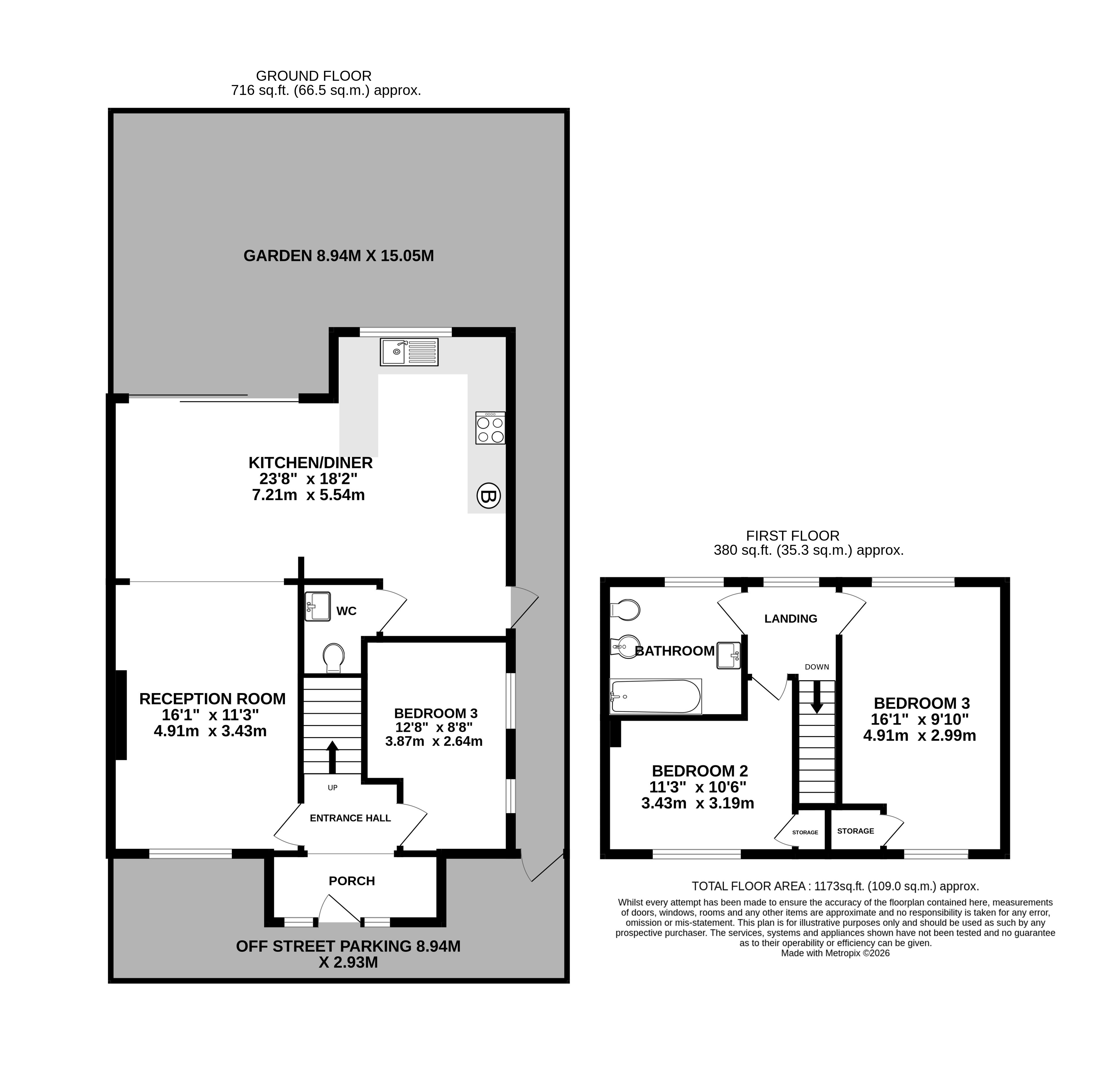 157, Noel Road, London floorplan
