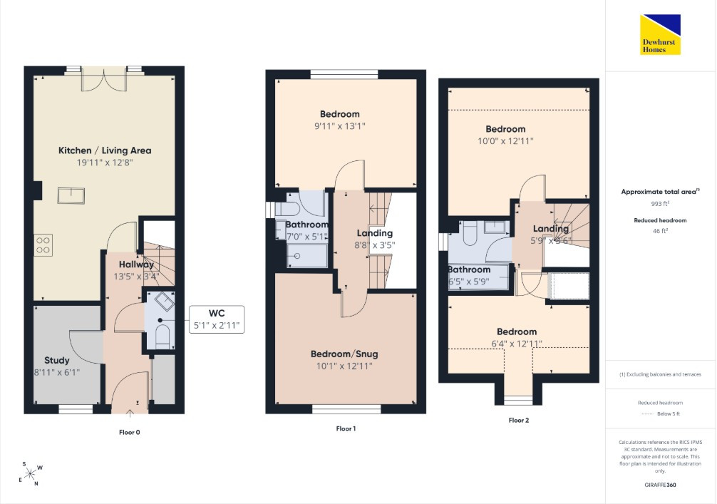 5, Merlin Drive, Cottam floorplan