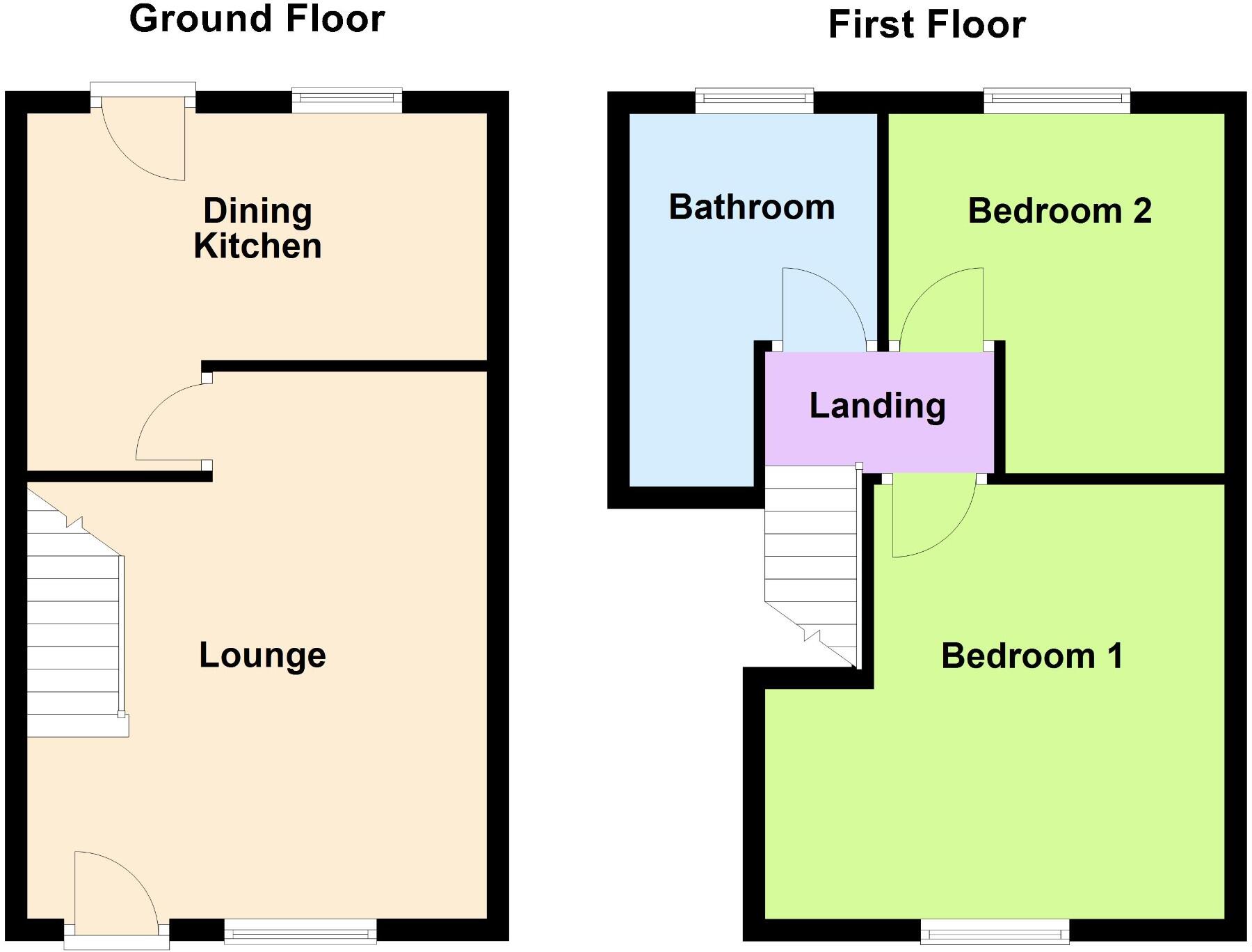 13, Grove Street, Leyland floorplan