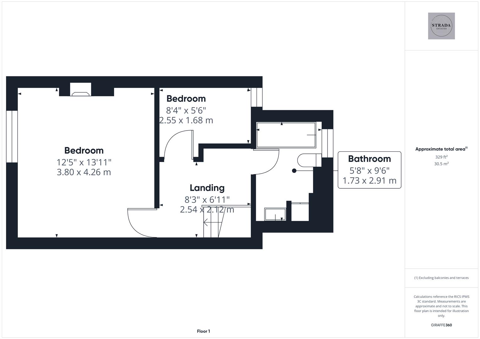 165, Manor Road, Chesterfield floorplan