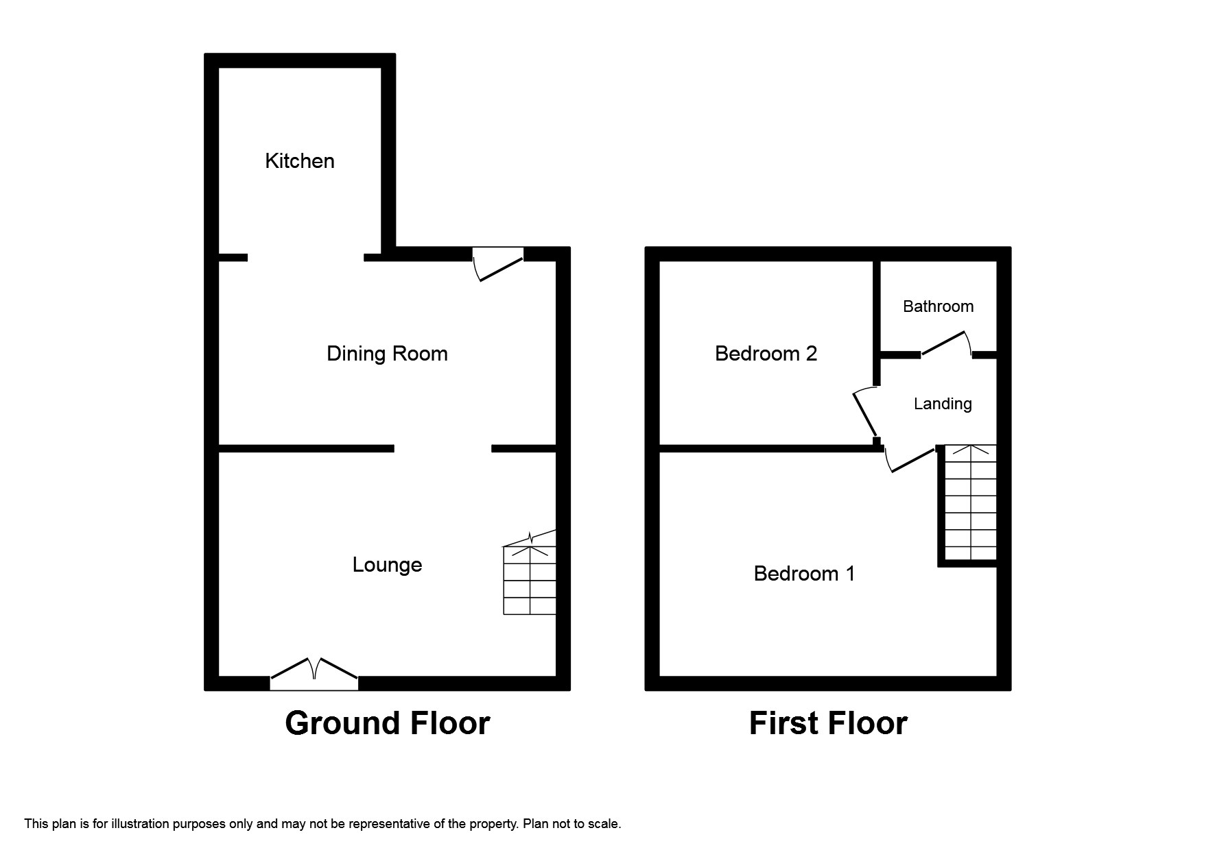 North View East, Highfield, Rowlands Gill NE39, 2 bedroom terraced