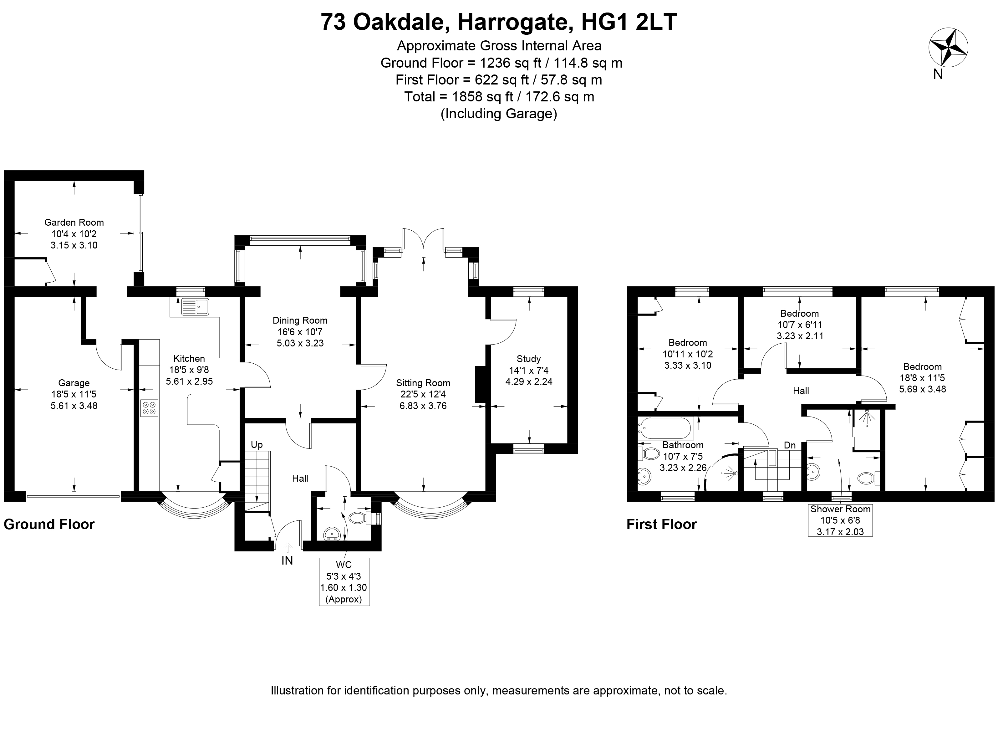 73, Oakdale, North Yorkshire floorplan