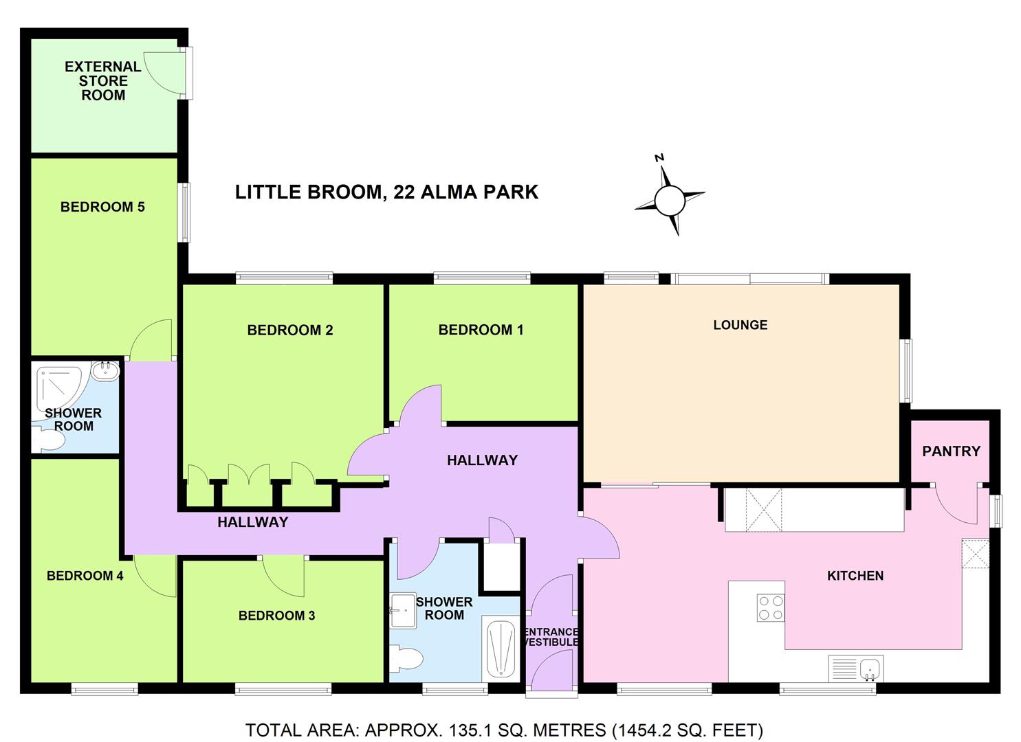 Little Broom, 22, Alma Park, Isle Of Arran floorplan