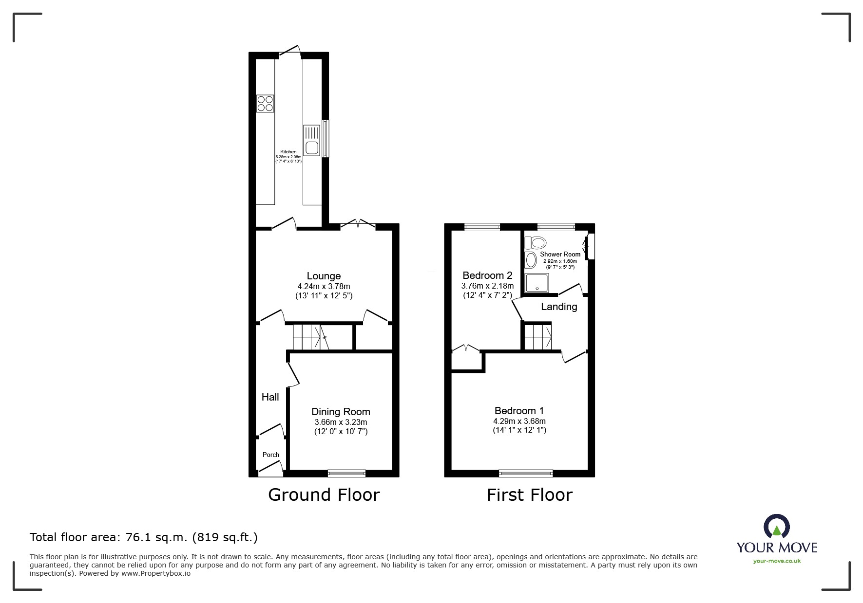 60, Prospect Avenue, Darwen floorplan