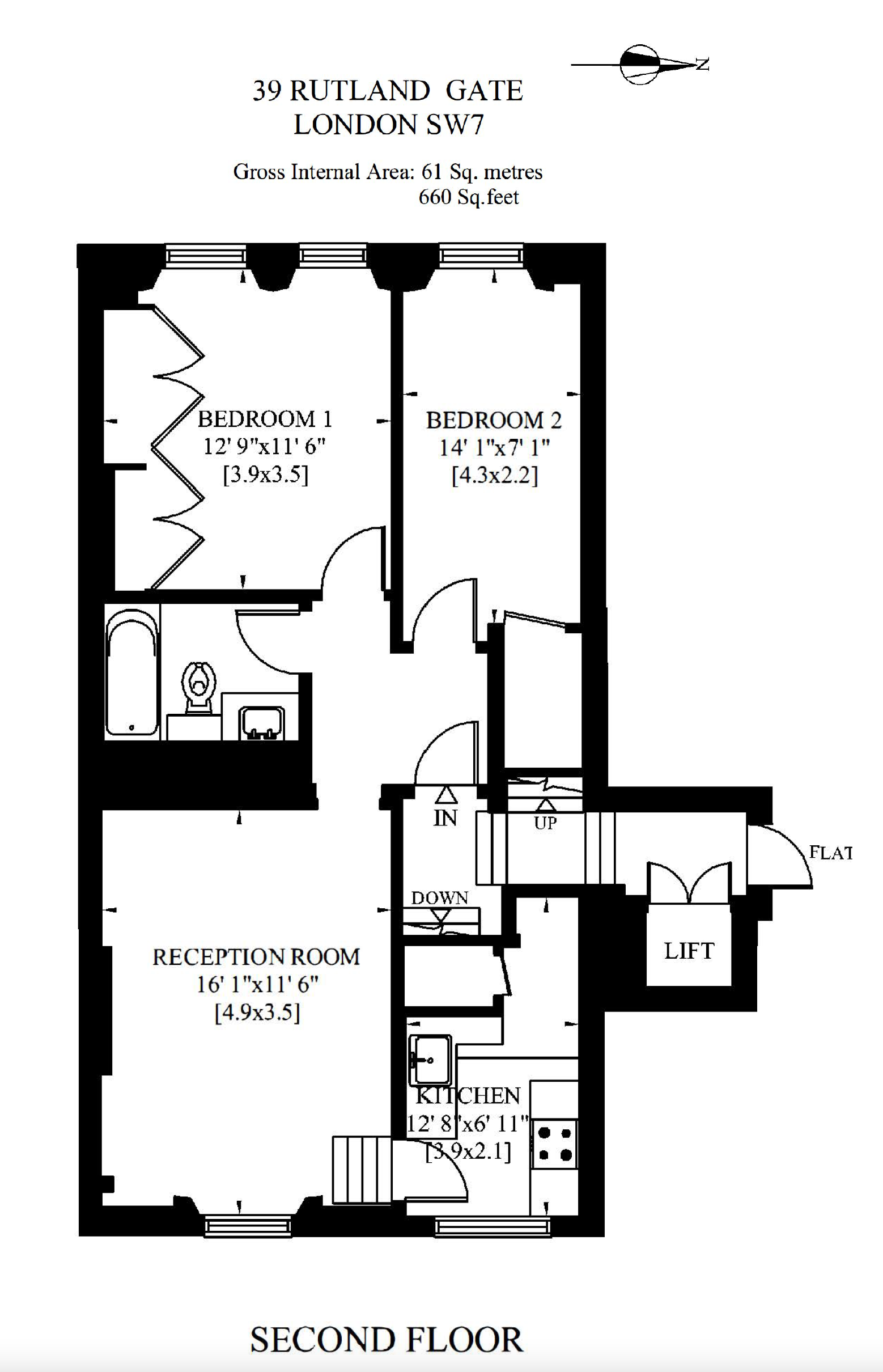 Rutland Gate, London SW7, 2 bedroom flat to rent 66400066 PrimeLocation