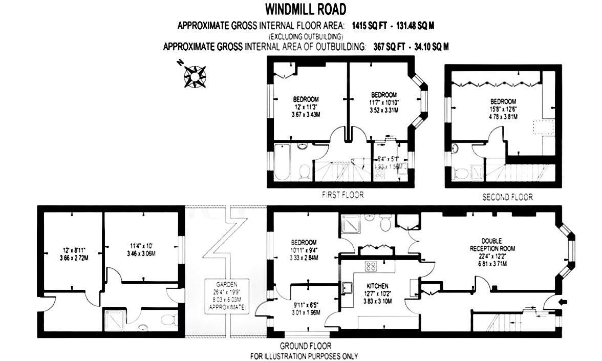 Windmill Road, Croydon floorplan