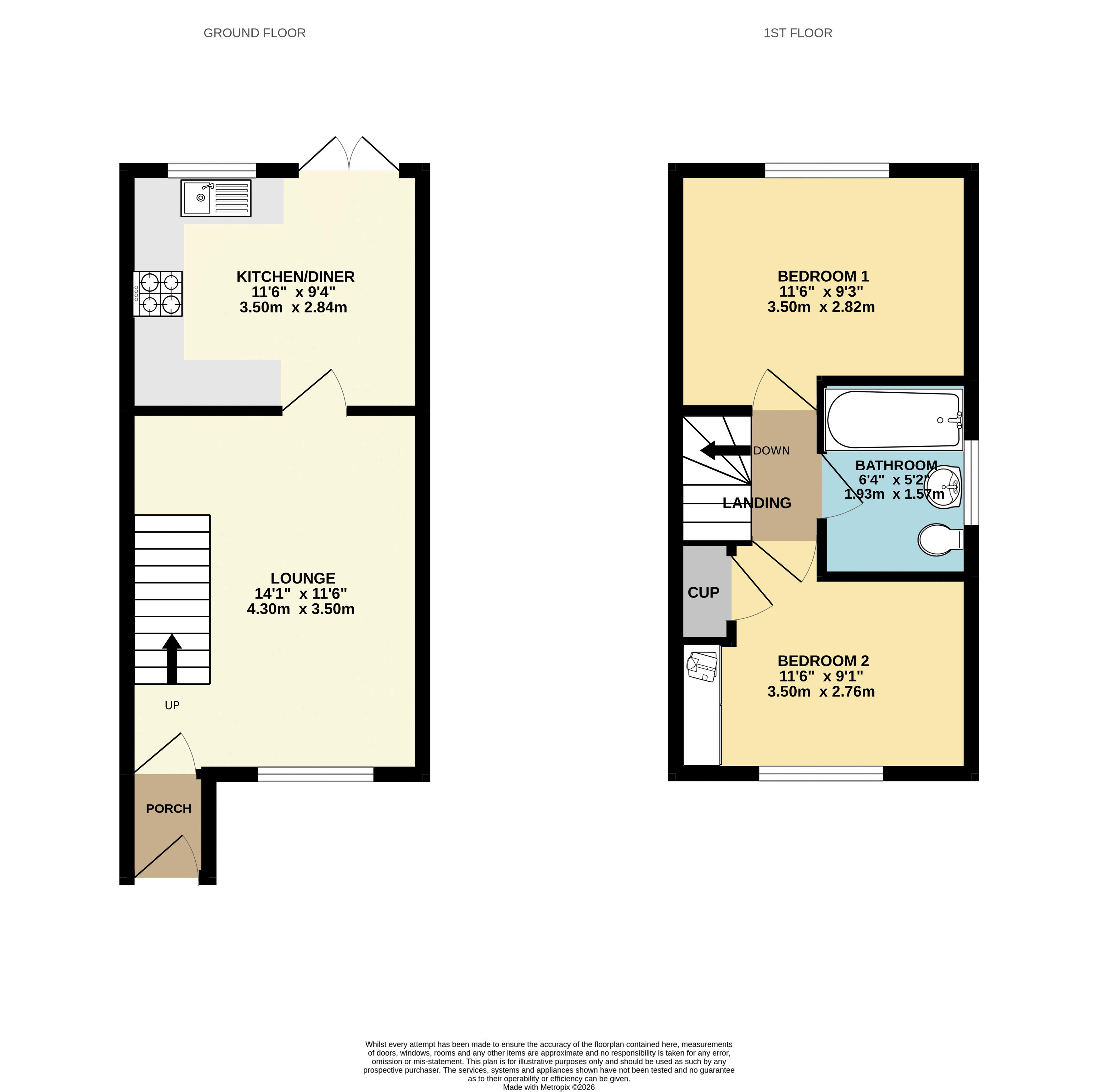5, Weeping Elm Way, Scunthorpe floorplan